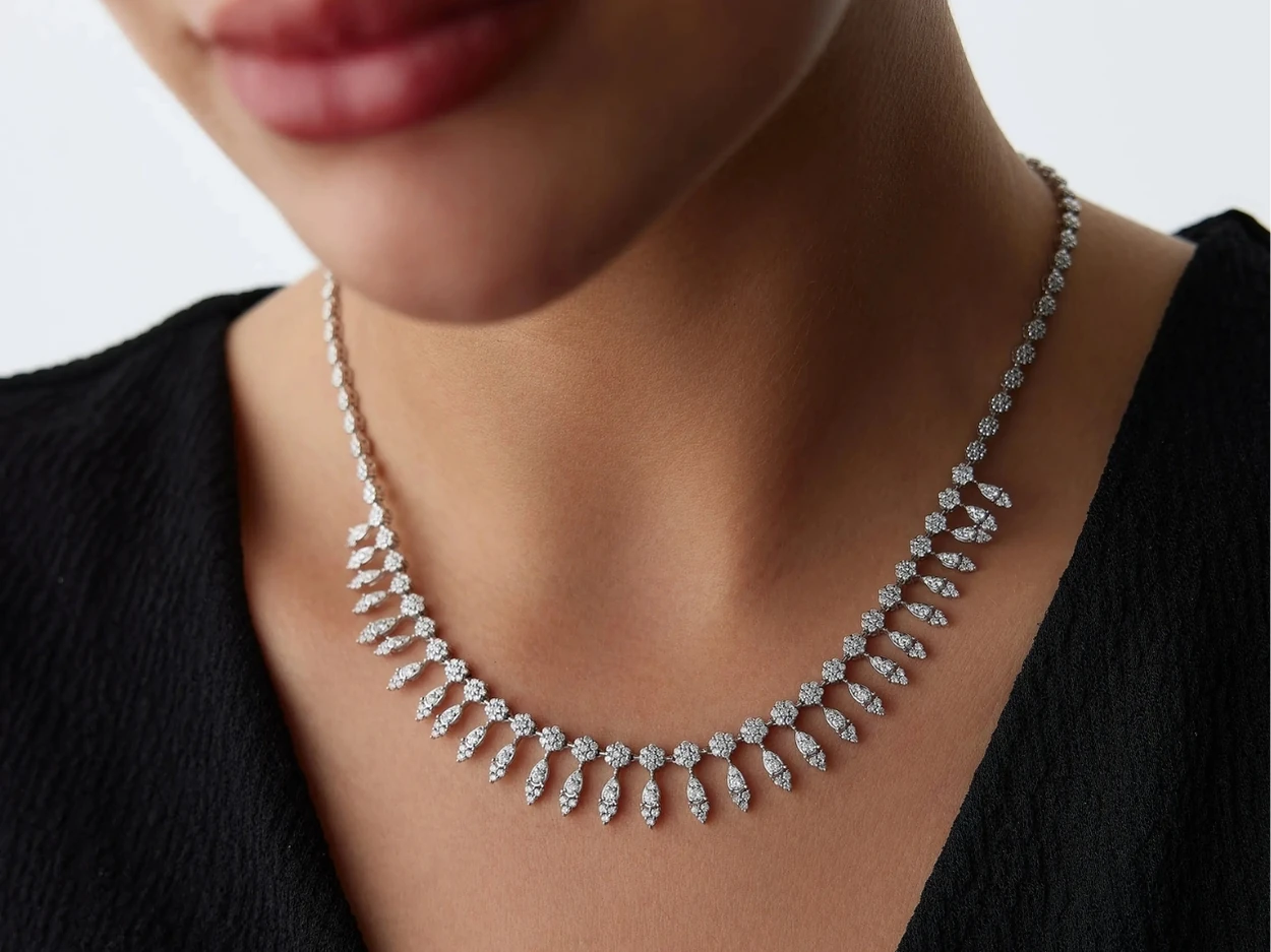 3,45 Karat Tasarım Pırlanta Gerdanlık