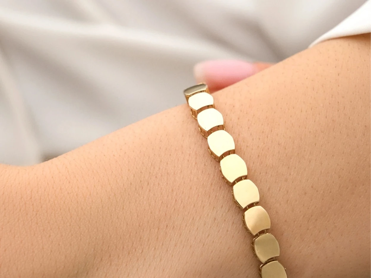 14 Ayar Altın Füzyon Bileklik