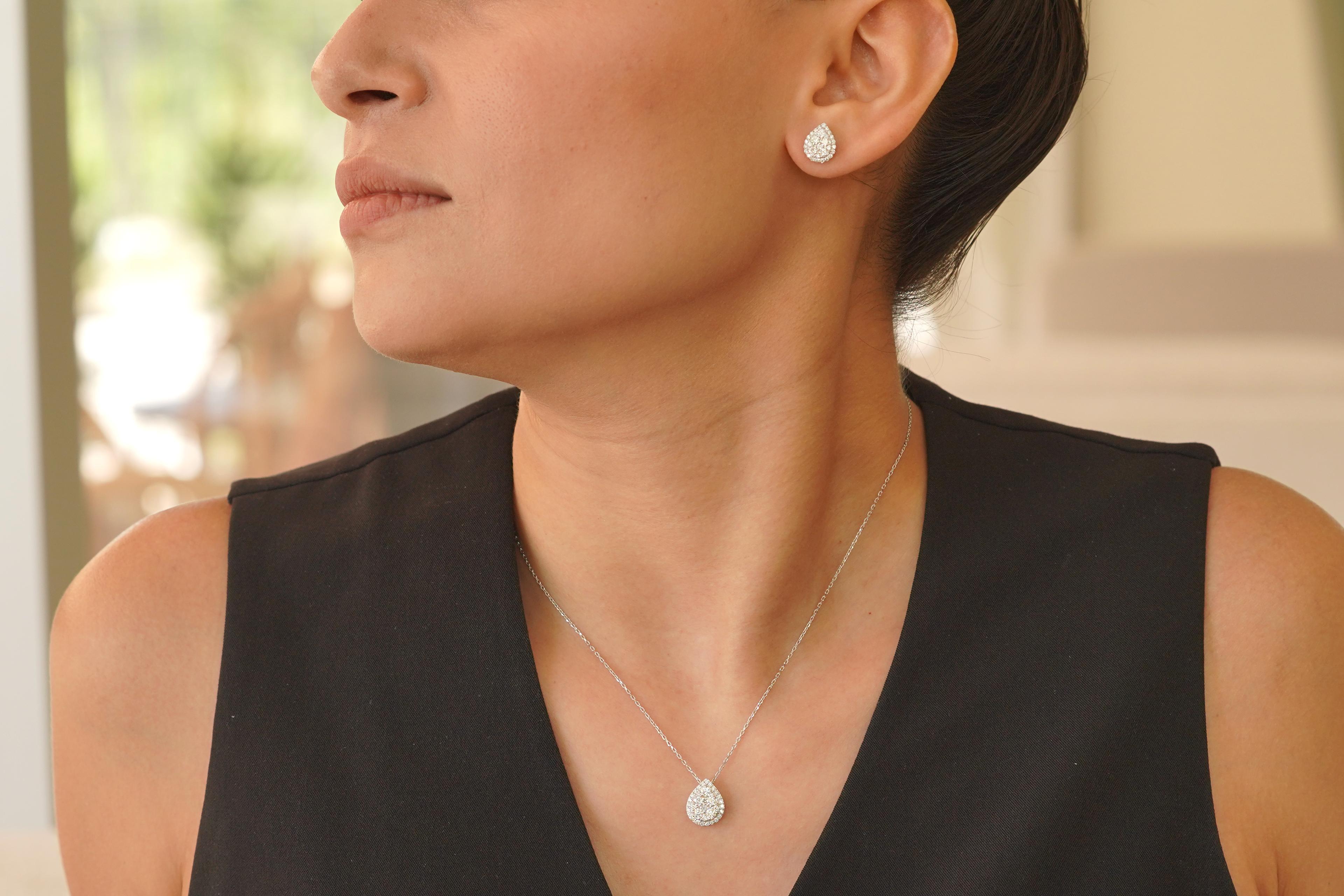 1.49 Karat Pırlanta Damla Model Set