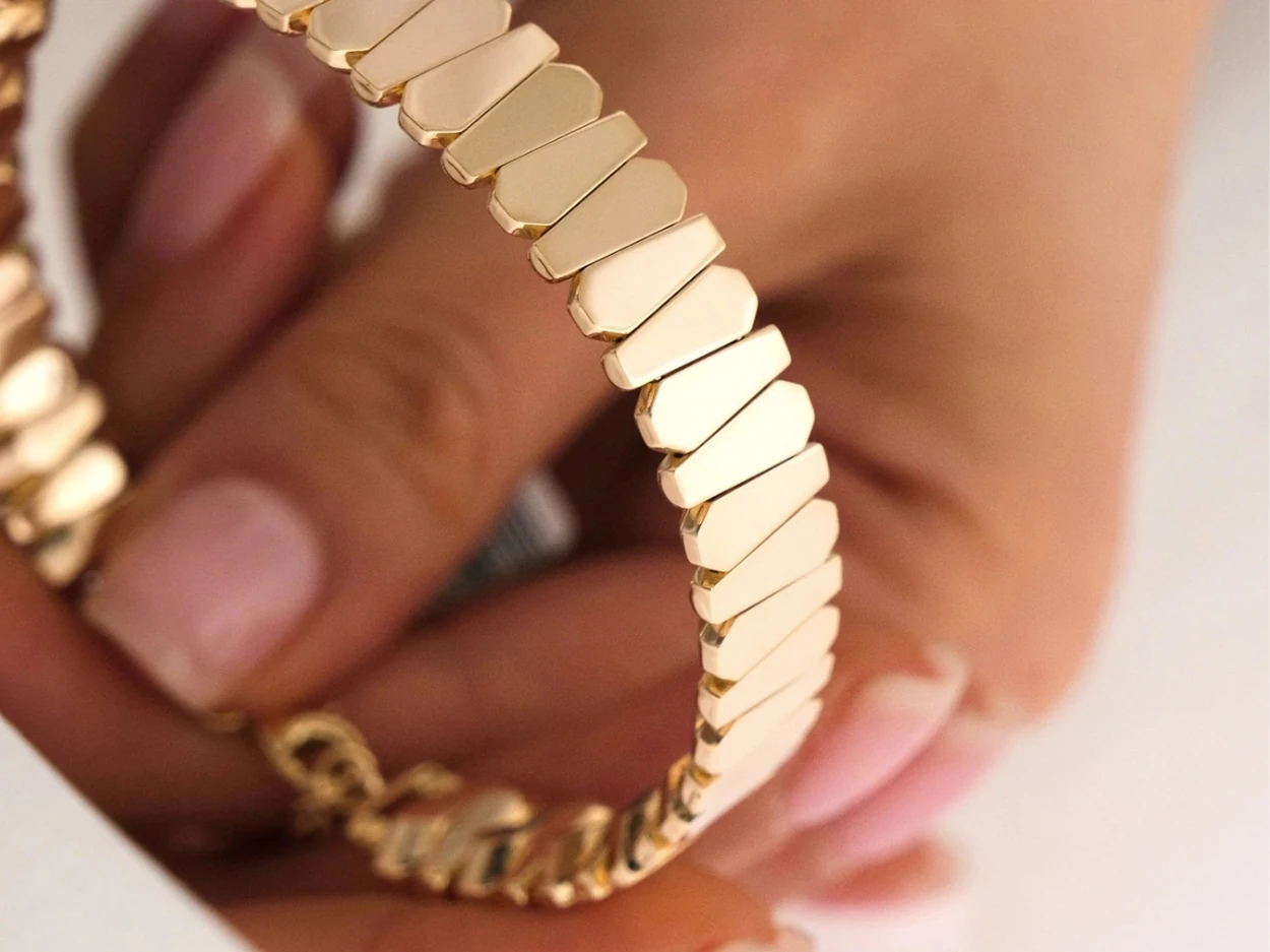 14 Ayar Altın Füzyon Kelepçe