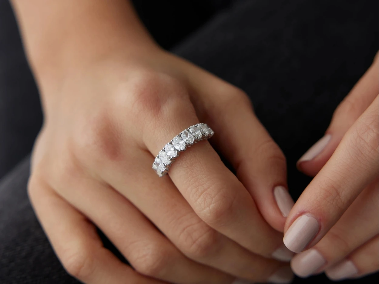 2,19 Karat Pırlanta Yarımtur Yüzük