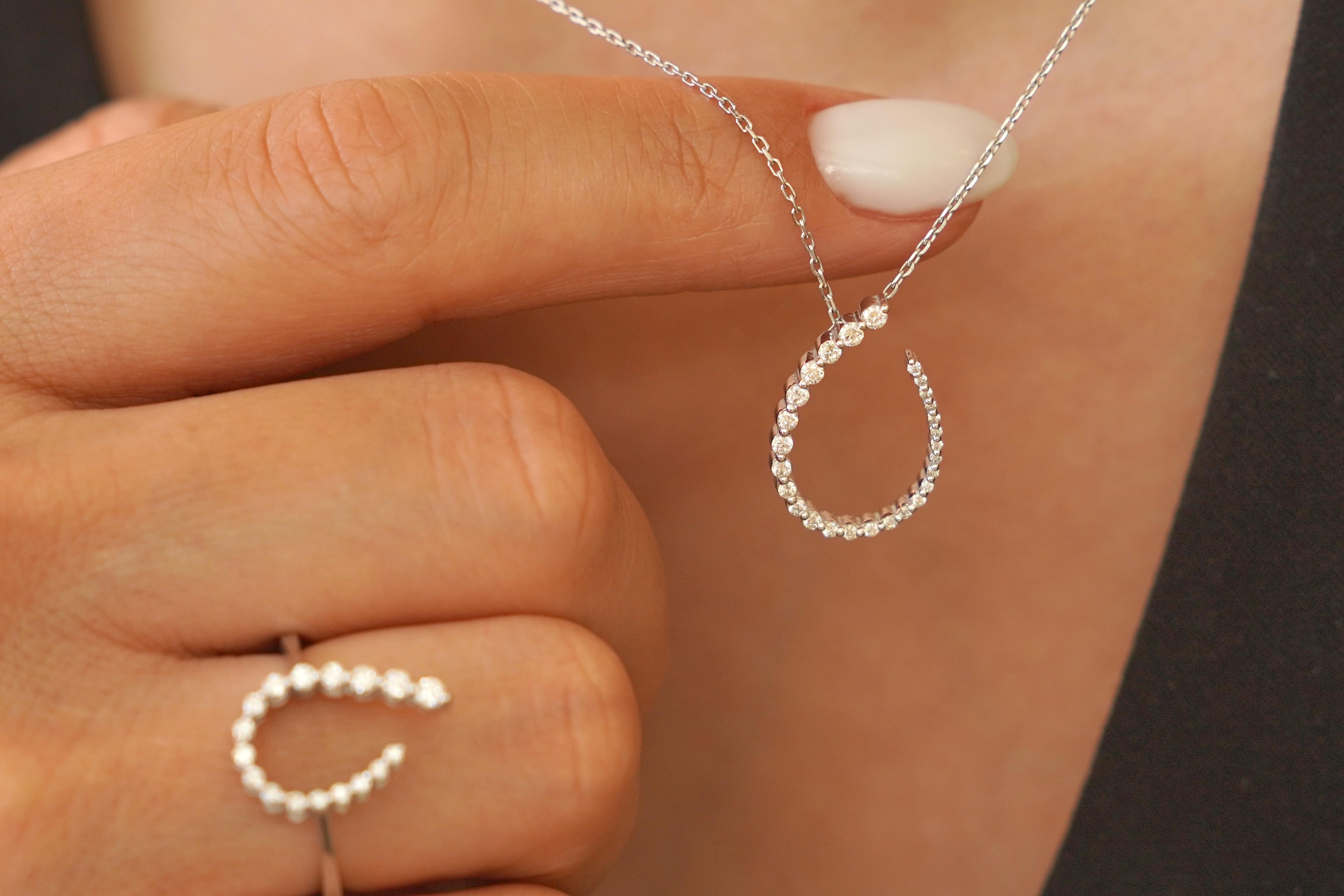 0.25 Karat Pırlanta Tasarım Damla Kolye