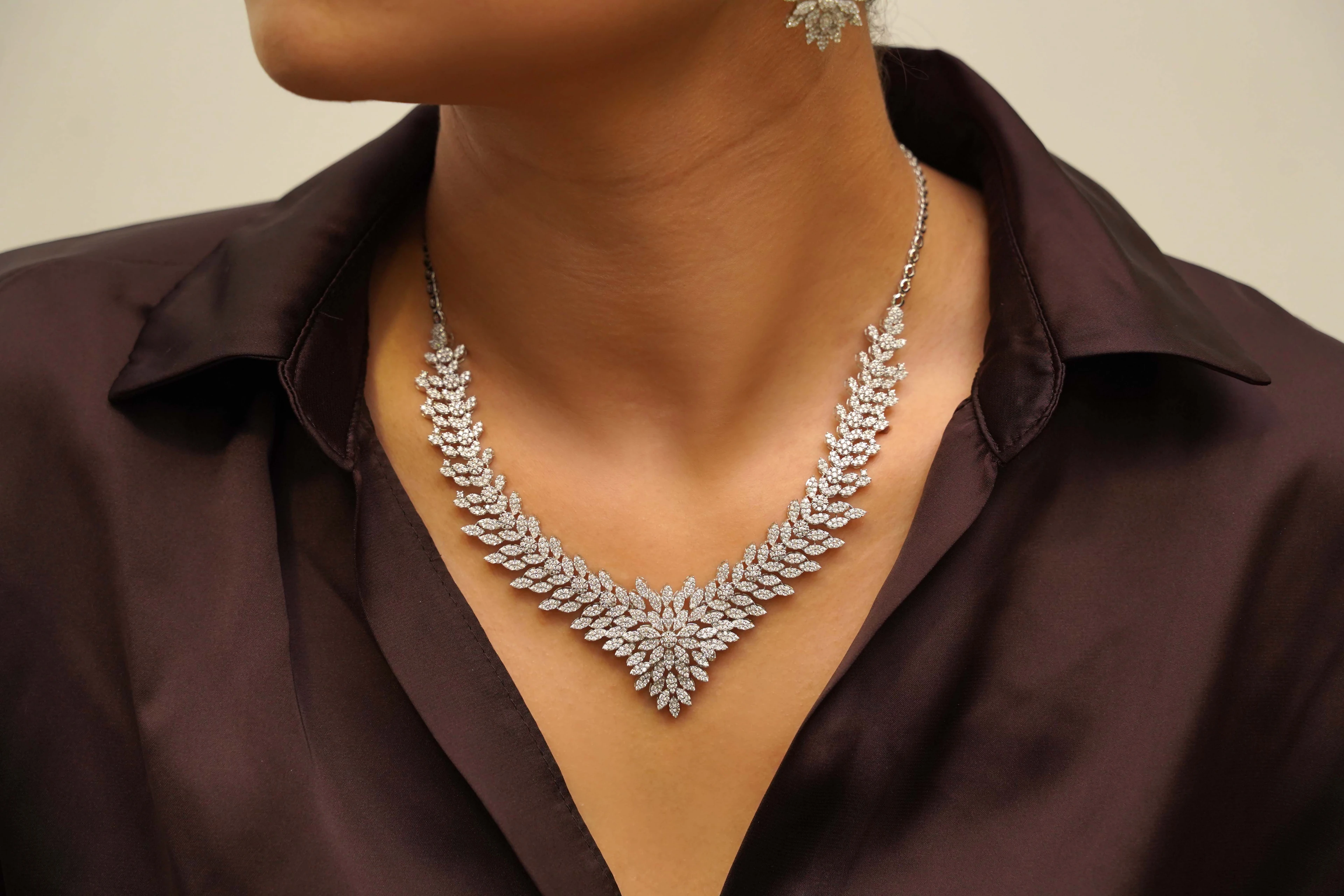 14 Ayar Altın Yaprak Model Gerdanlık