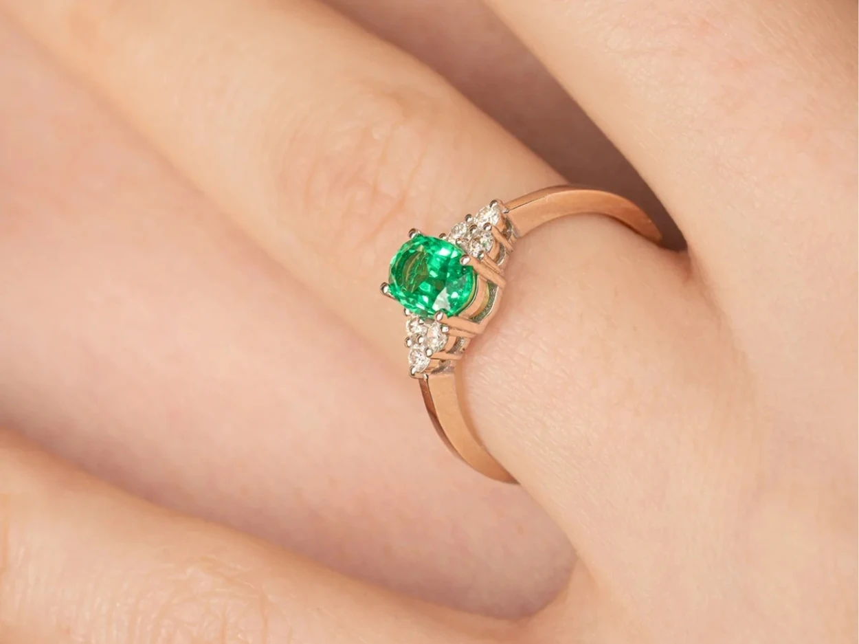 1,02 Karat  Pırlanta Colorful Yüzük