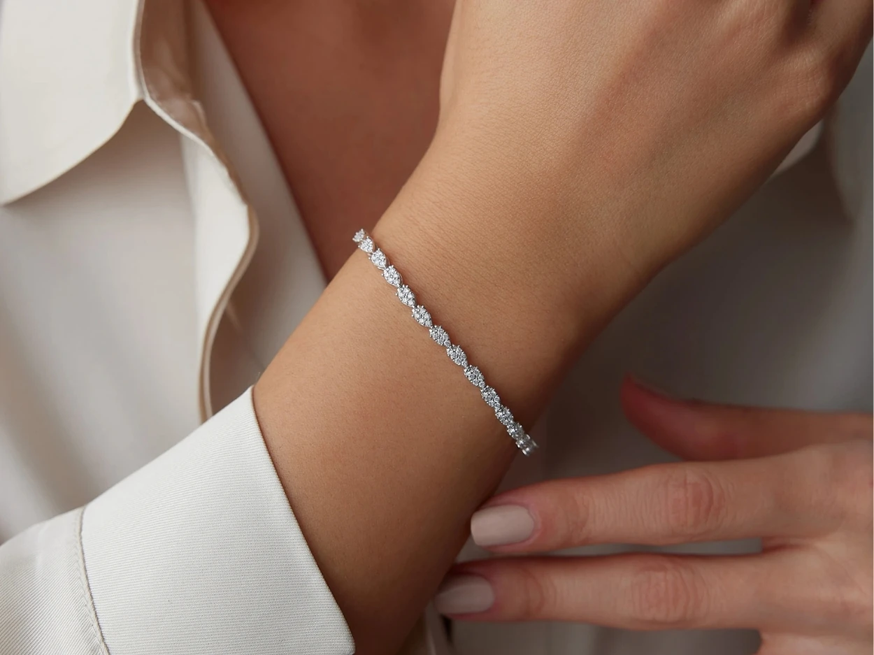 1,26 Karat Tasarım Pırlanta Bileklik