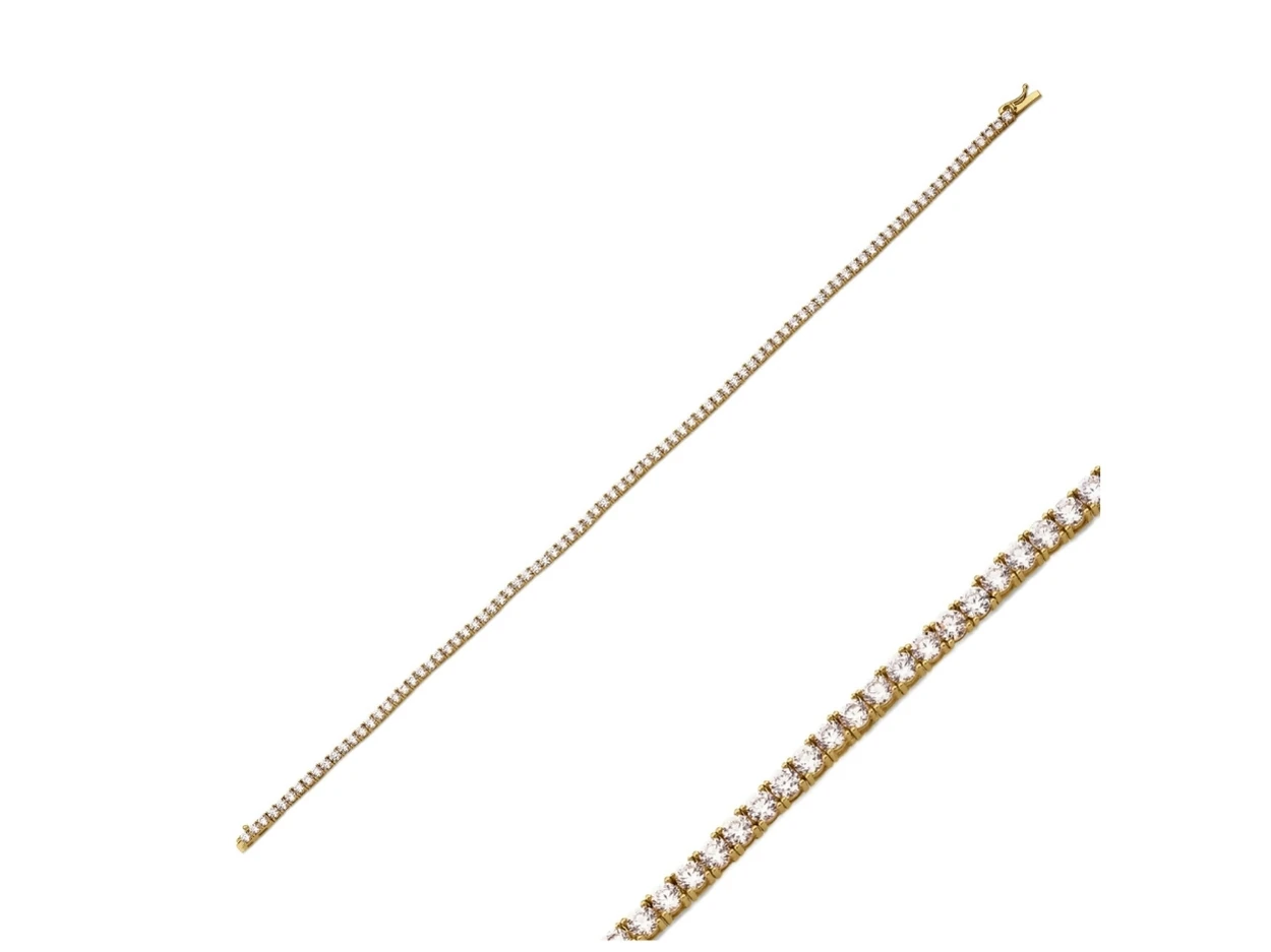 14 Ayar Altın Su Yolu Bileklik