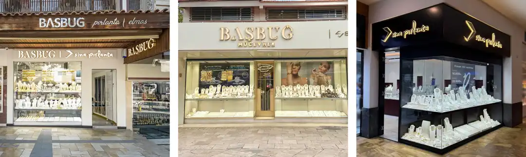 Başbuğ Mücevher Denizli'deki üç mağazamız