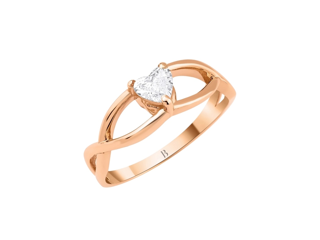 HEART - 0.37 Karat Heart Cut  Pırlanta Yüzük