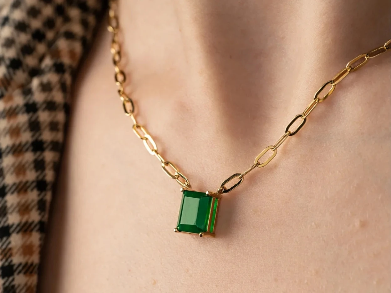 2,65 Karat  Colorful Ataç Kolye