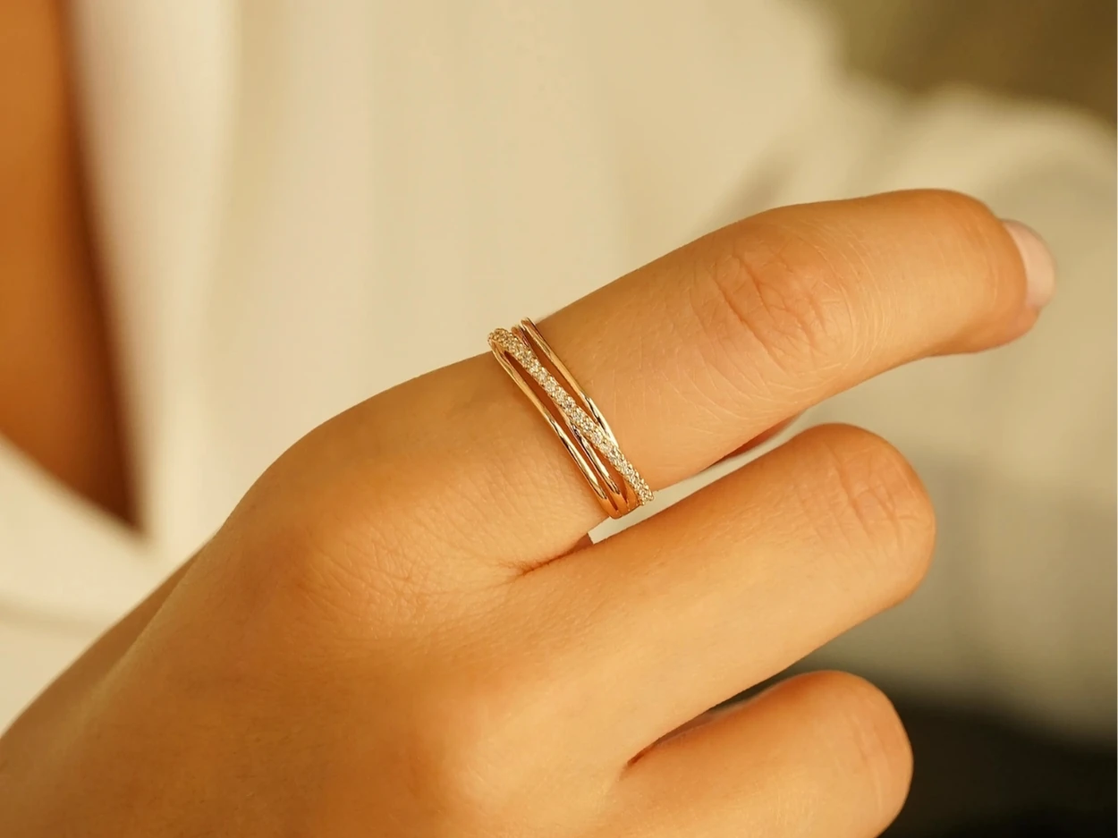 MATILDA - 0.16 Karat Pırlanta Tasarım Yüzük