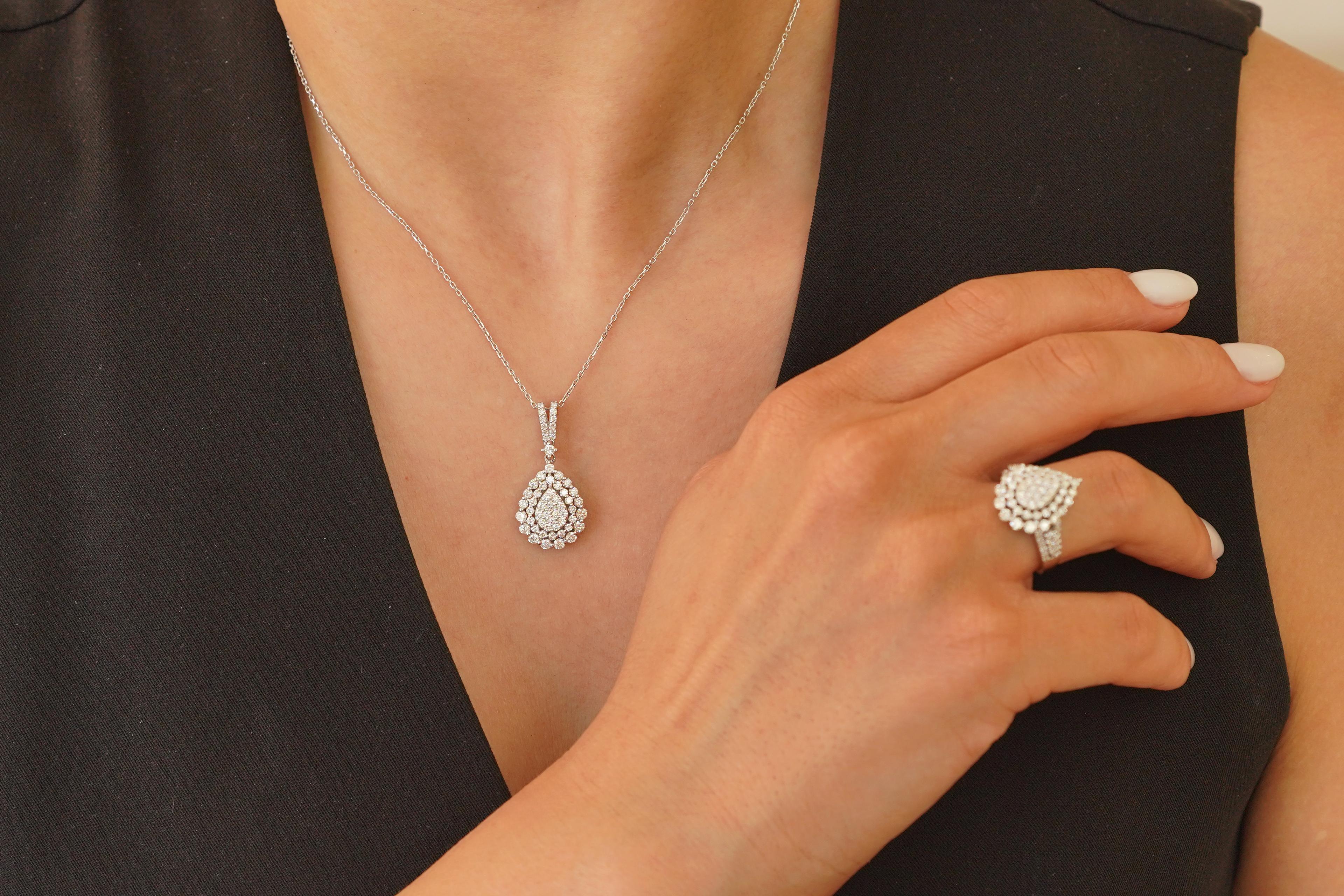 2.89 Karat Pırlanta Damla Set