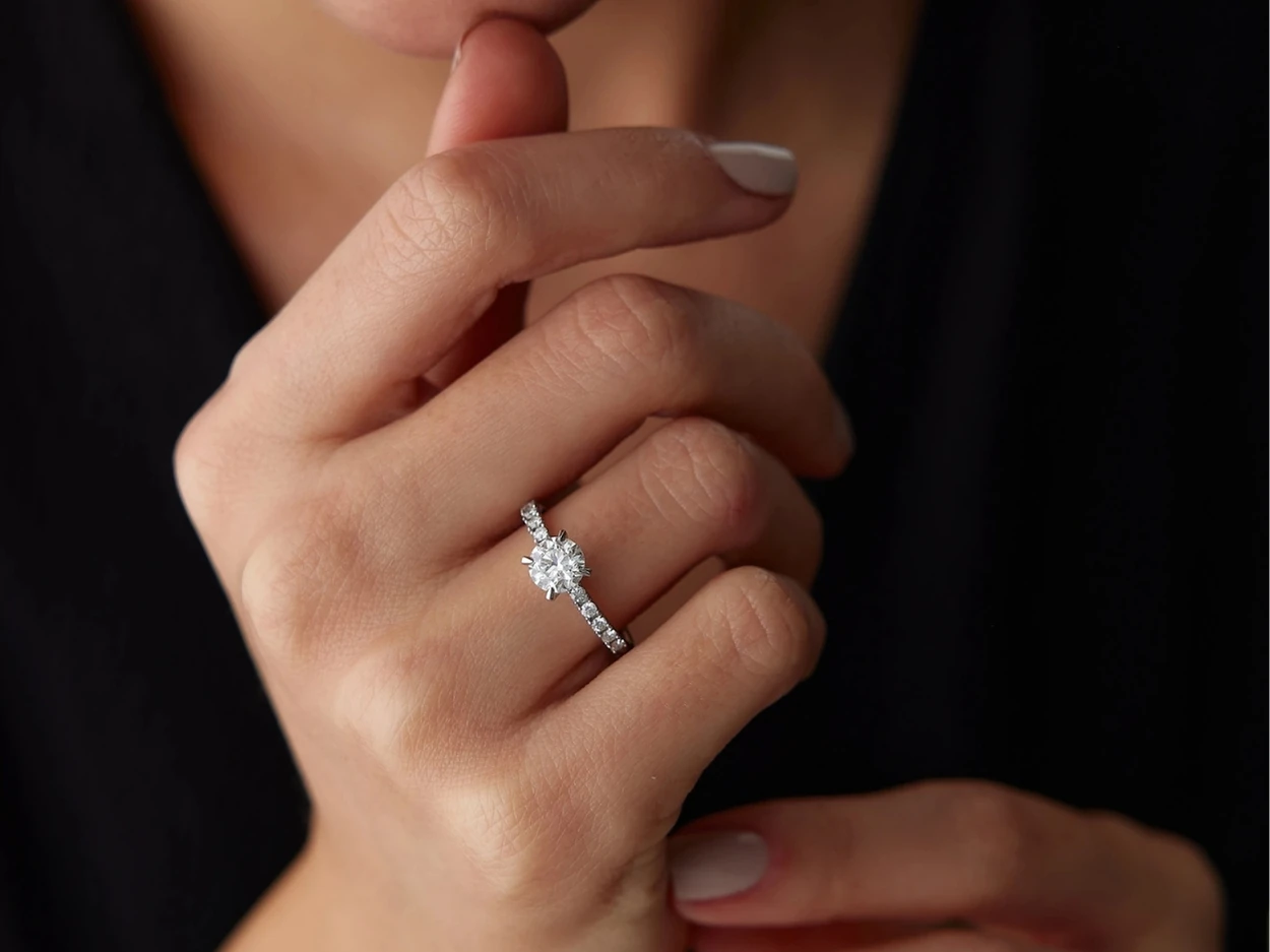 1,23 Karat Pırlanta Tektaş Yüzük