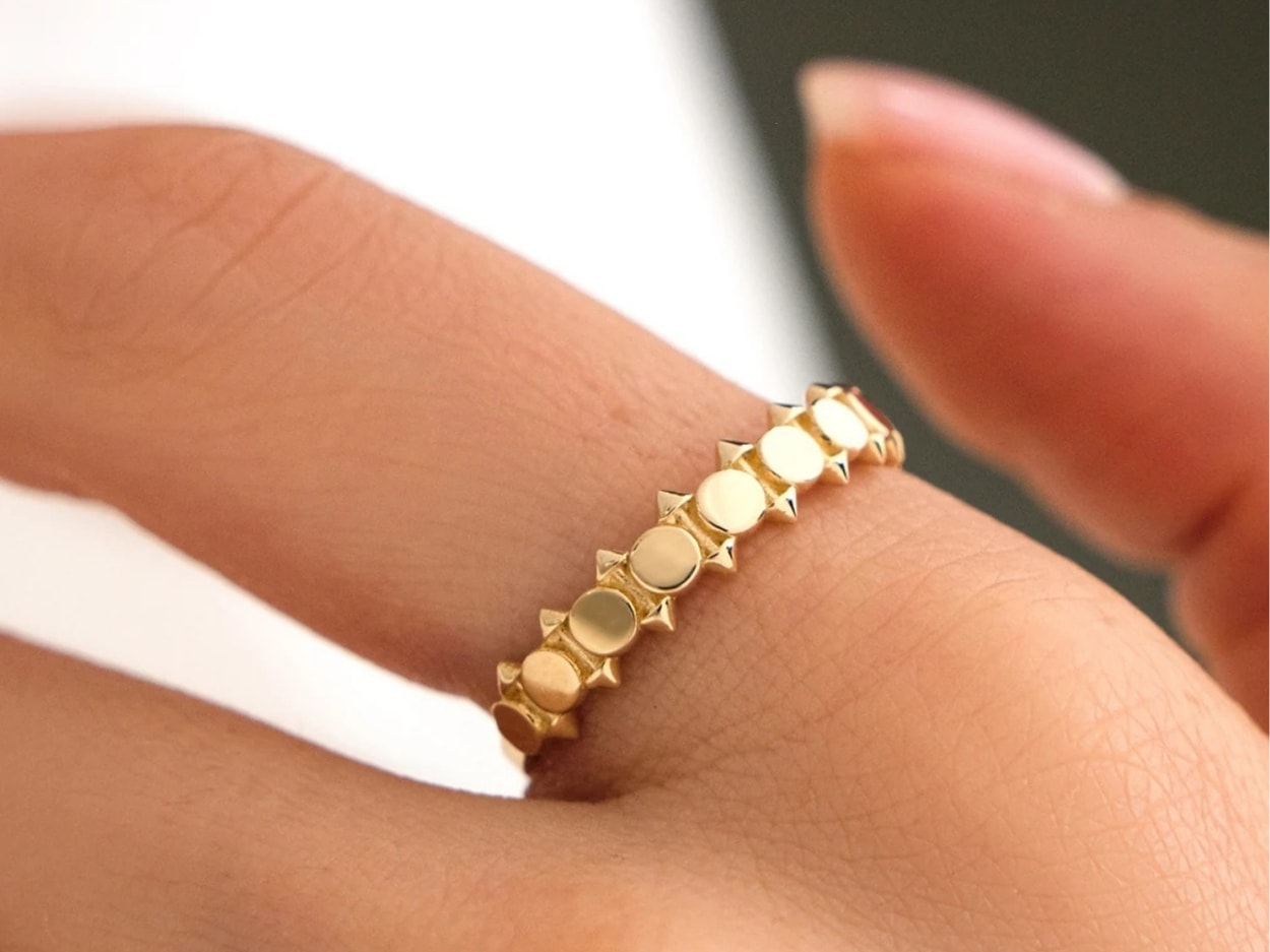 14 Ayar Altın Tasarım Yüzük