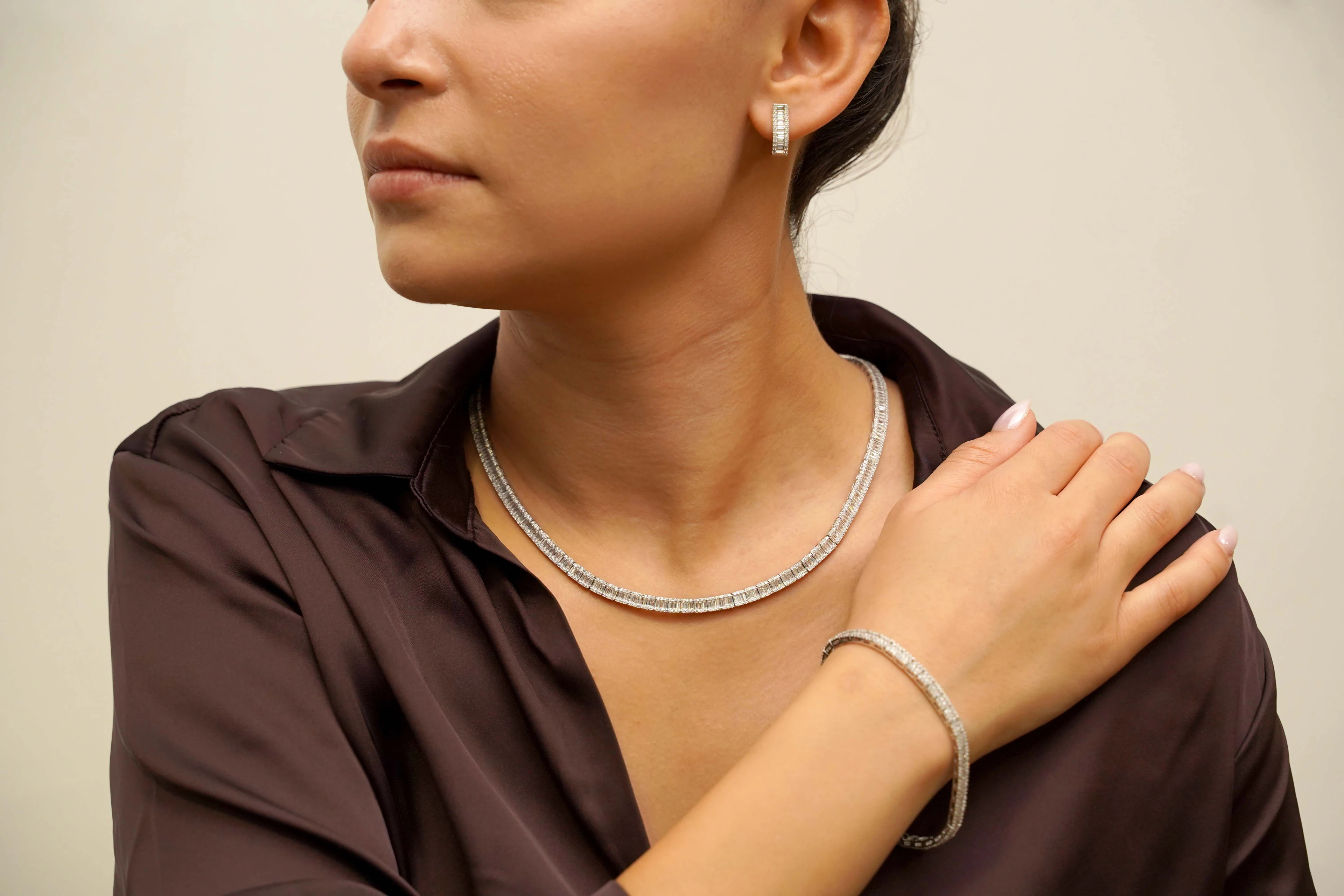 14 Ayar Altın Baget Suyolu Set