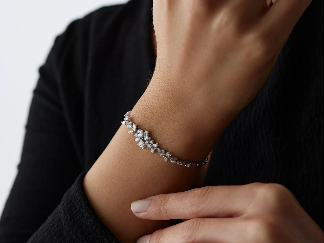 1,58 Karat Tasarım Pırlanta Bileklik