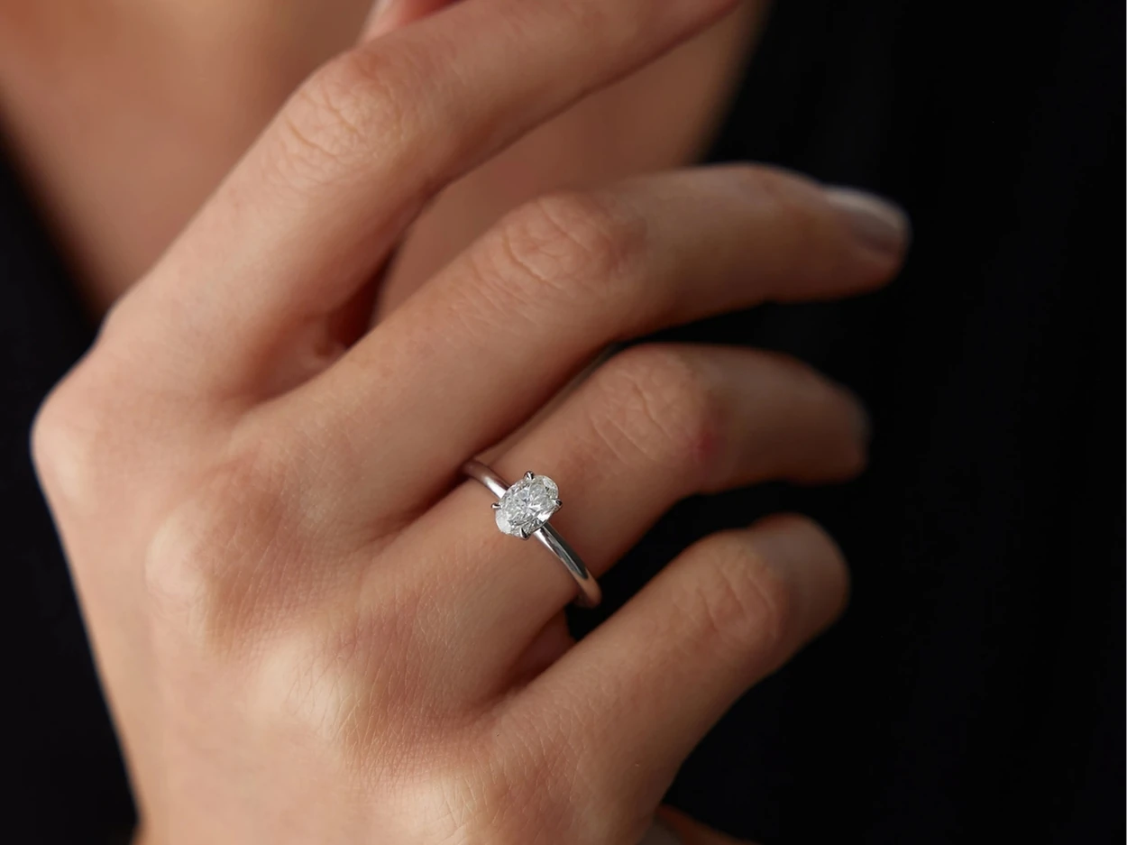 0,71 Karat Pırlanta Tektaş Yüzük