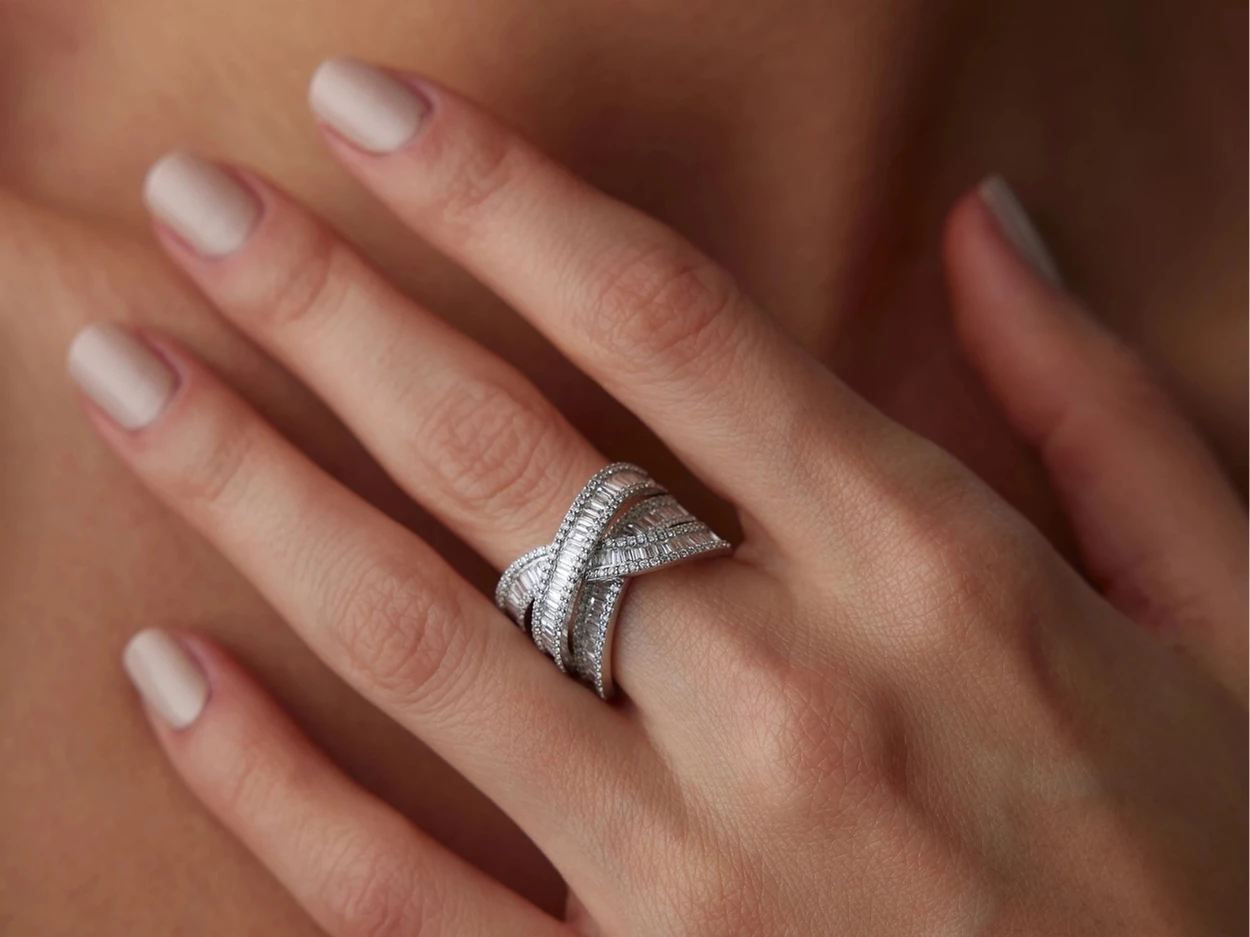 2,23 Karat Baget Pırlanta Yüzük