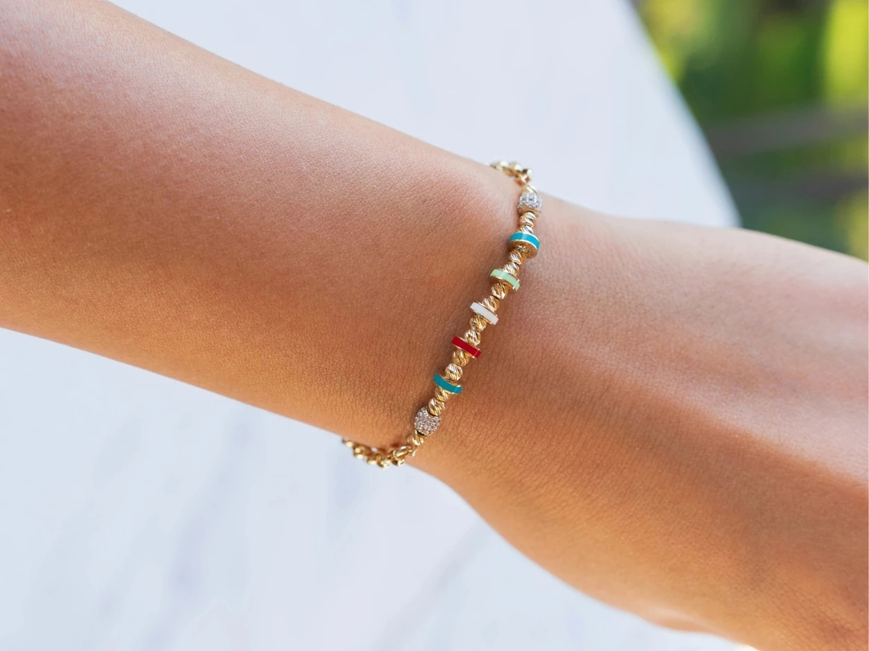 14 Ayar Altın Renkli Bileklik