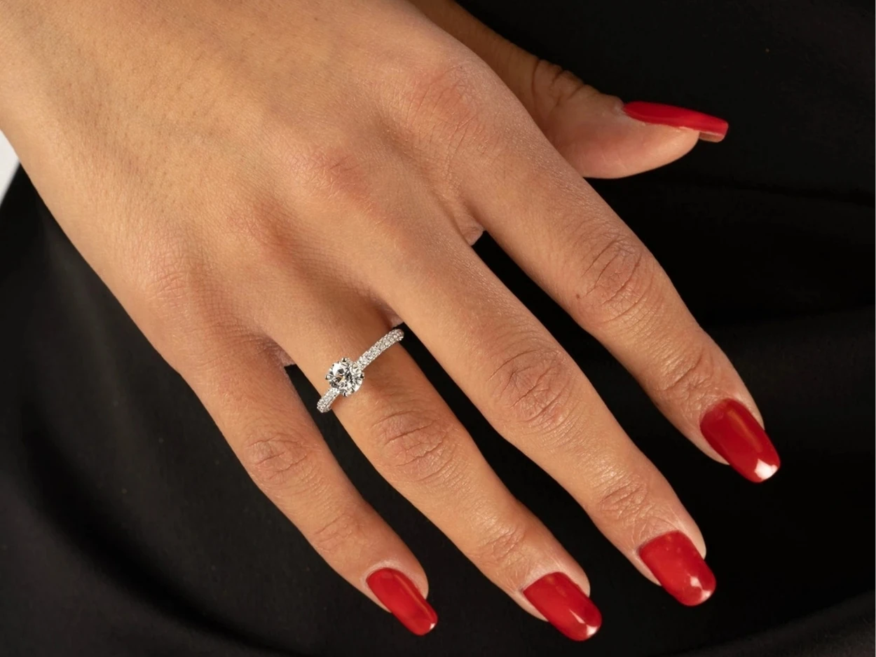 1,71 Karat Altın Pırlanta Tektaş Yüzük