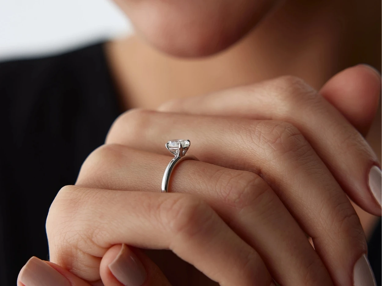 0,71 Karat Pırlanta Tektaş Yüzük