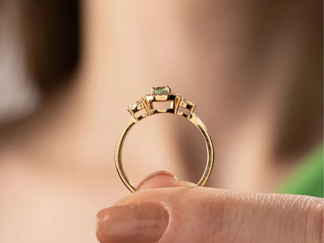 1,28 Karat Pırlanta Colorful Yüzük