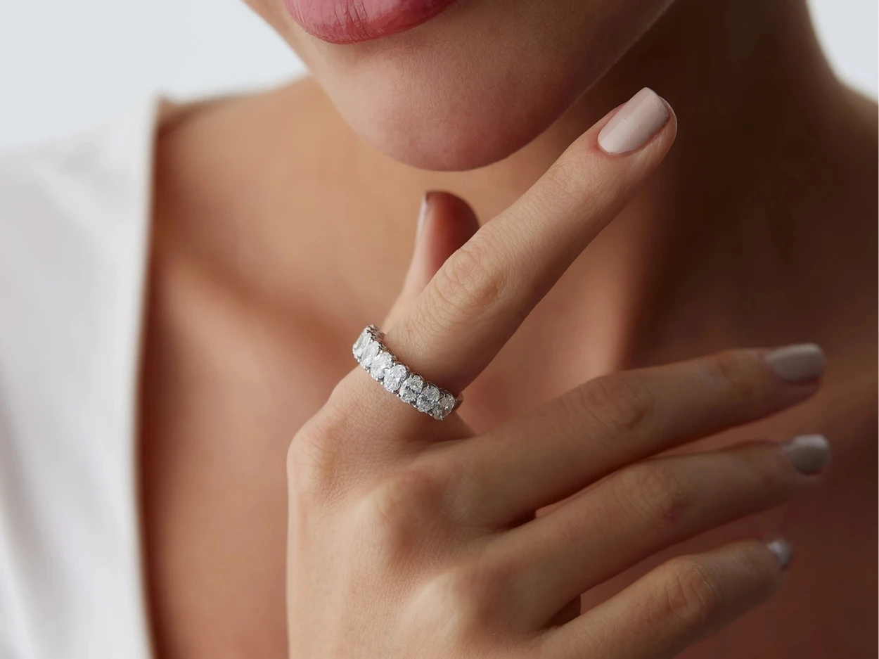 2,19 Karat Pırlanta Yarımtur Yüzük