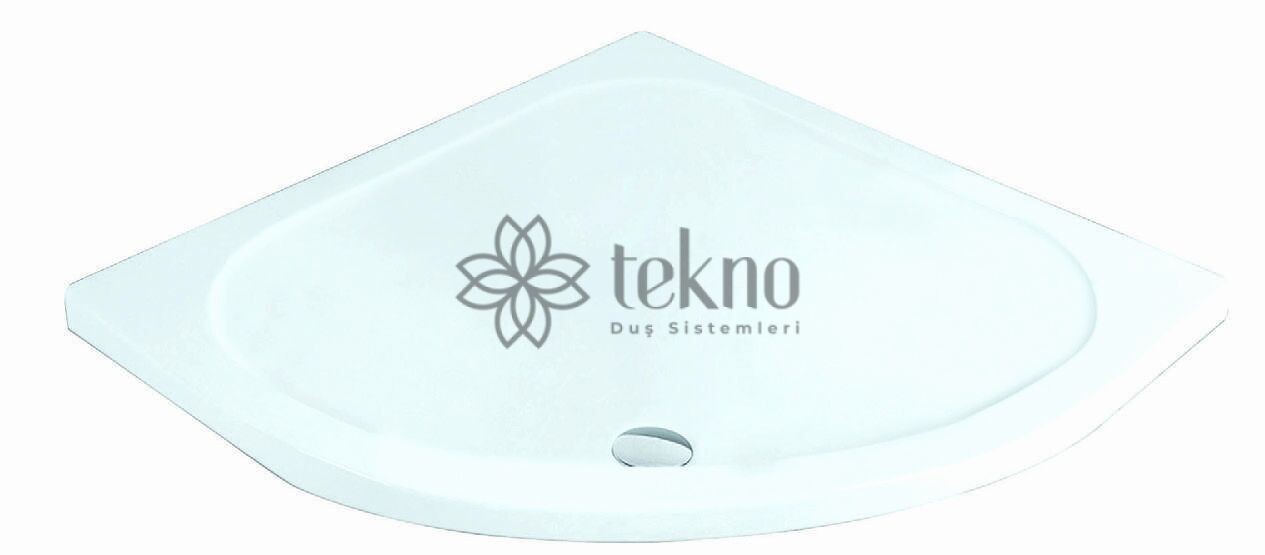 Oval flat duş Teknesi H :5 cm