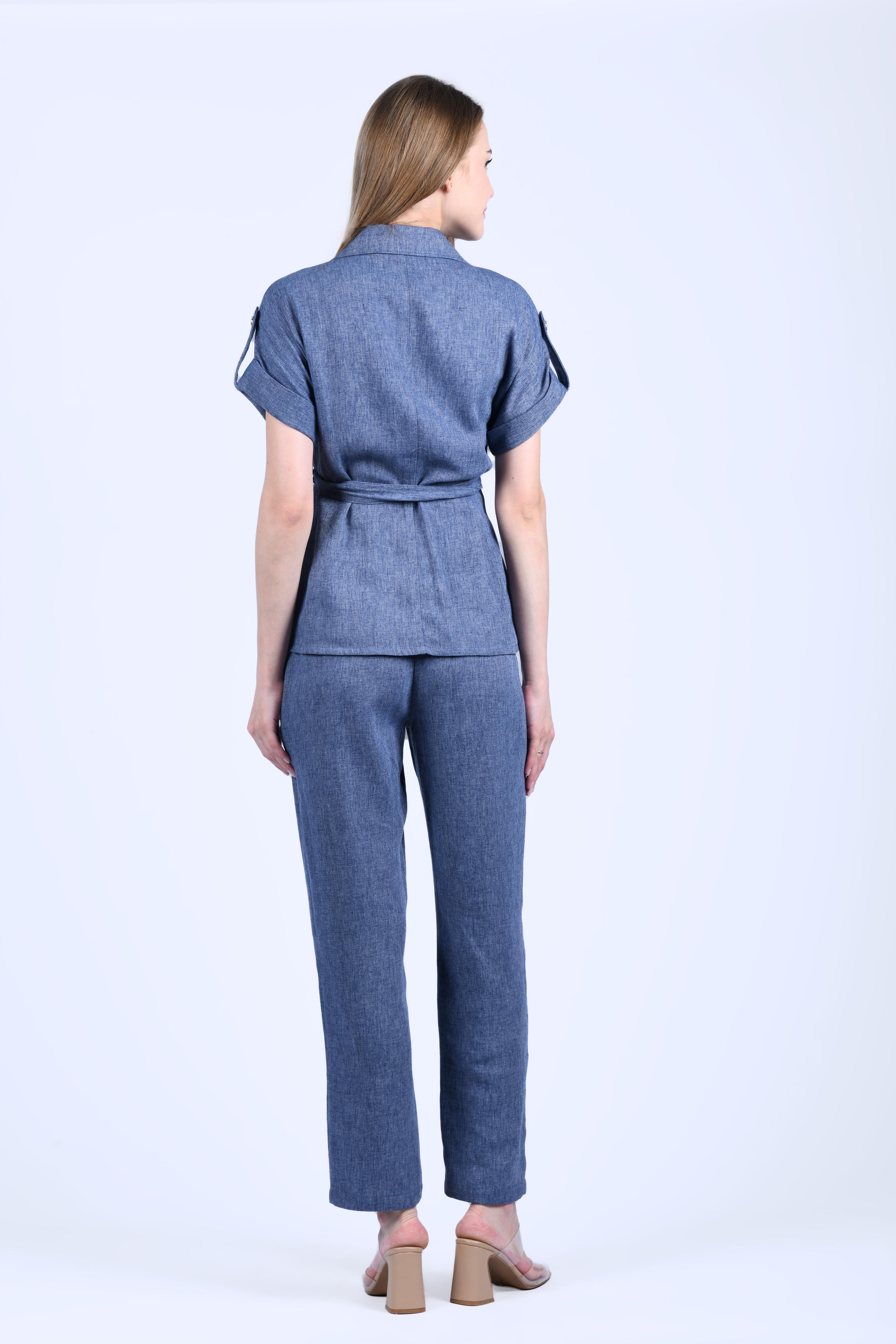 İndigo Bol Pantolon - QP171
