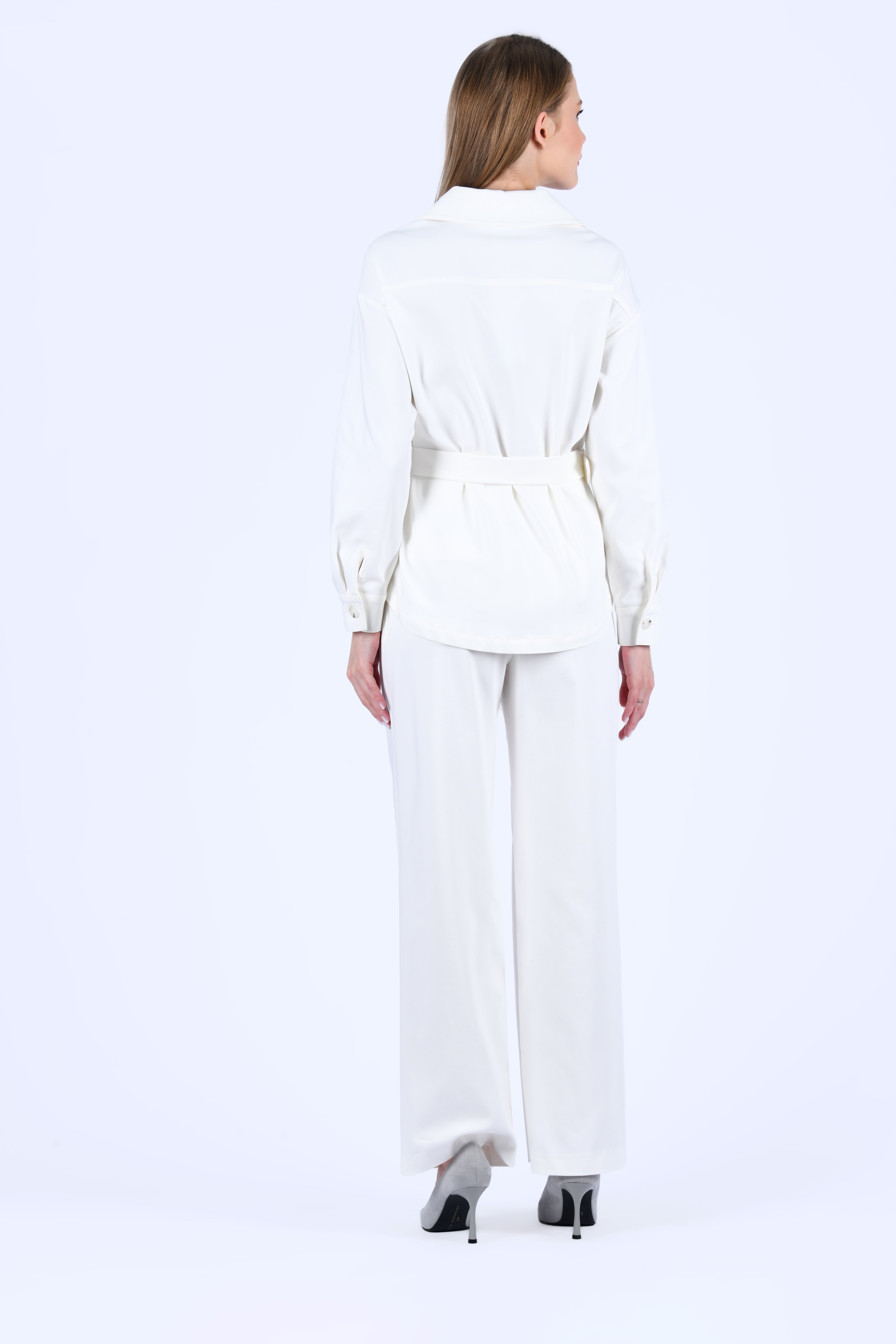 Ecru Normal Bel Pantolon - LP178