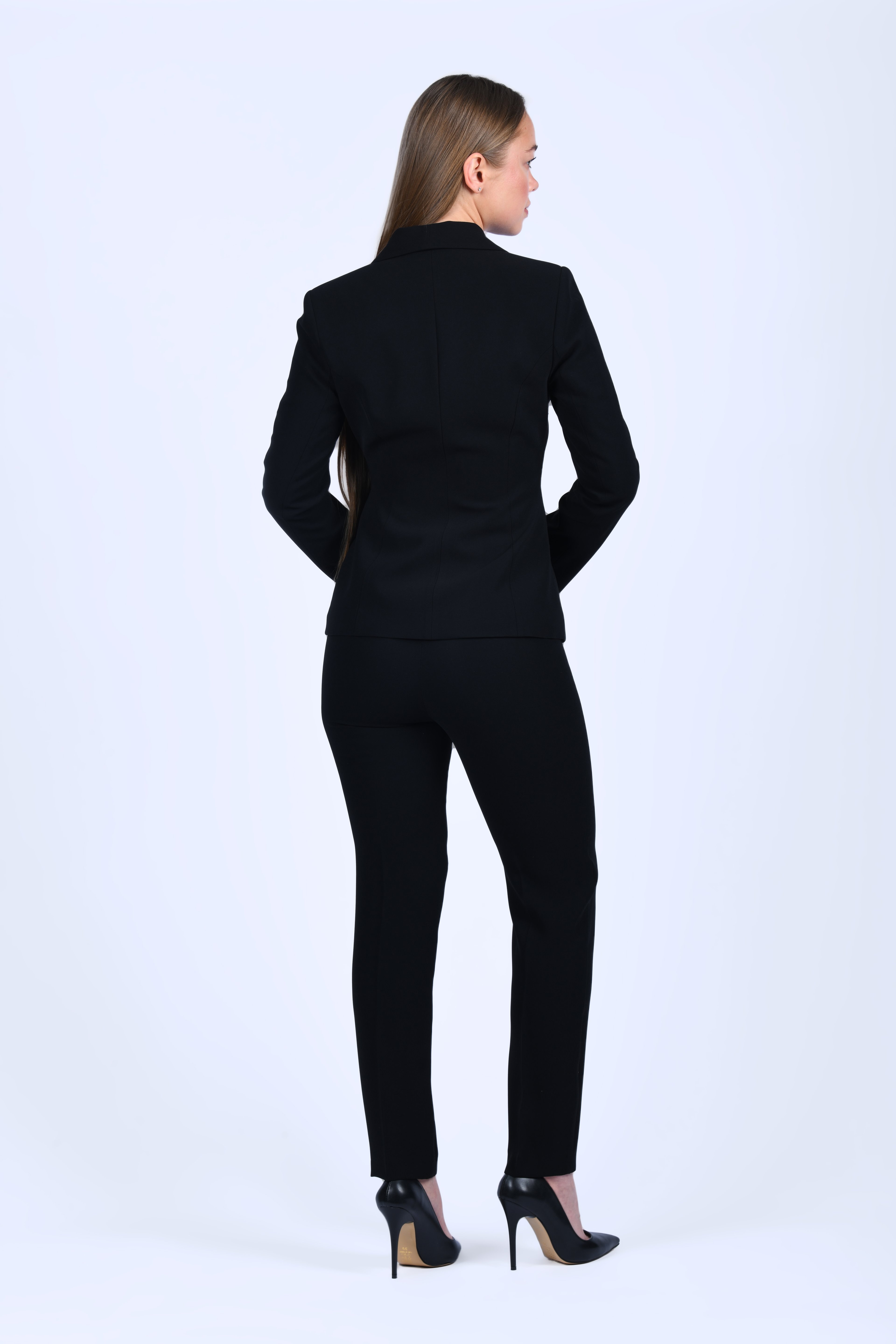 Siyah Kumaş Pantolon - QP176