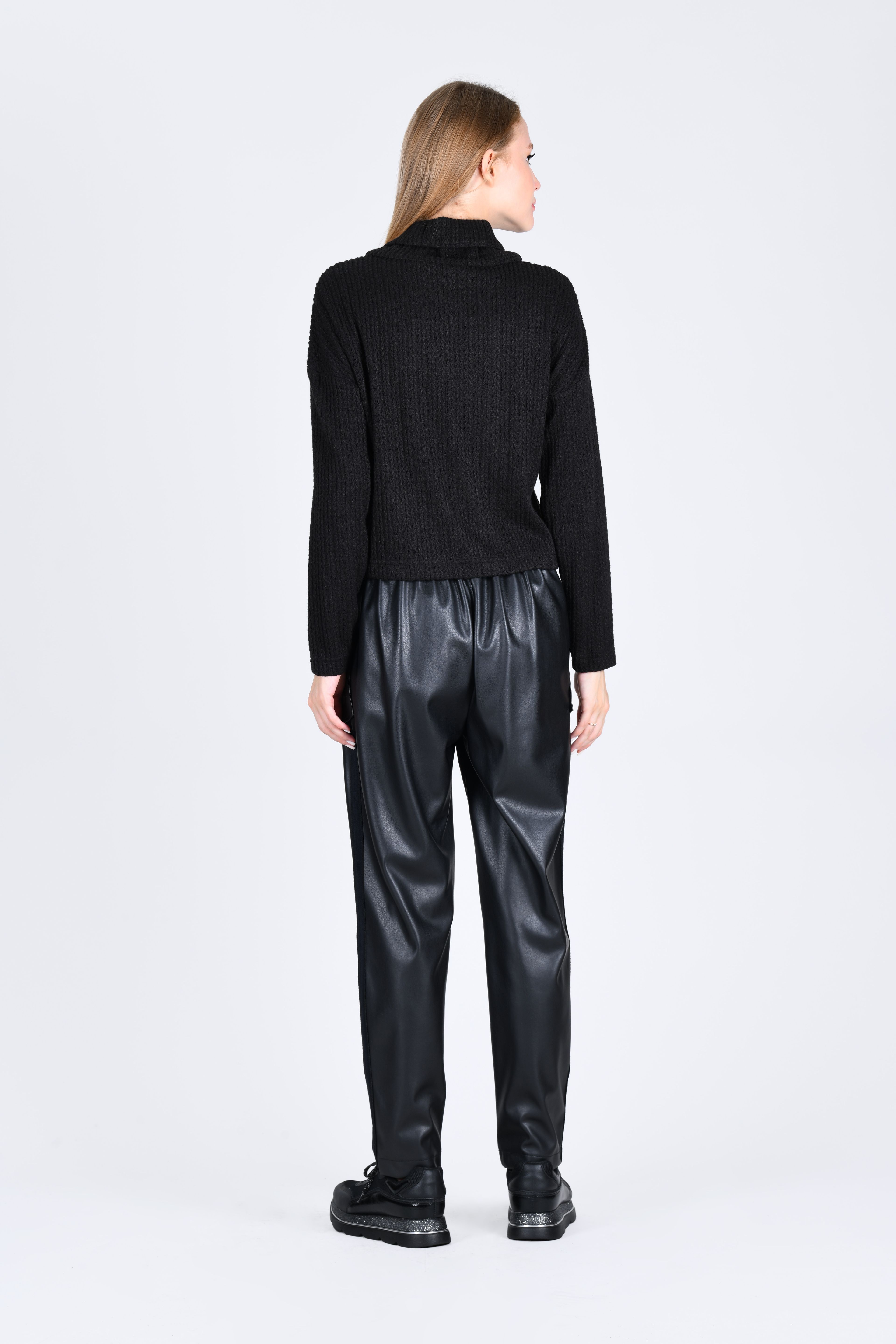 QB142 LANVIN BLUZ - Siyah