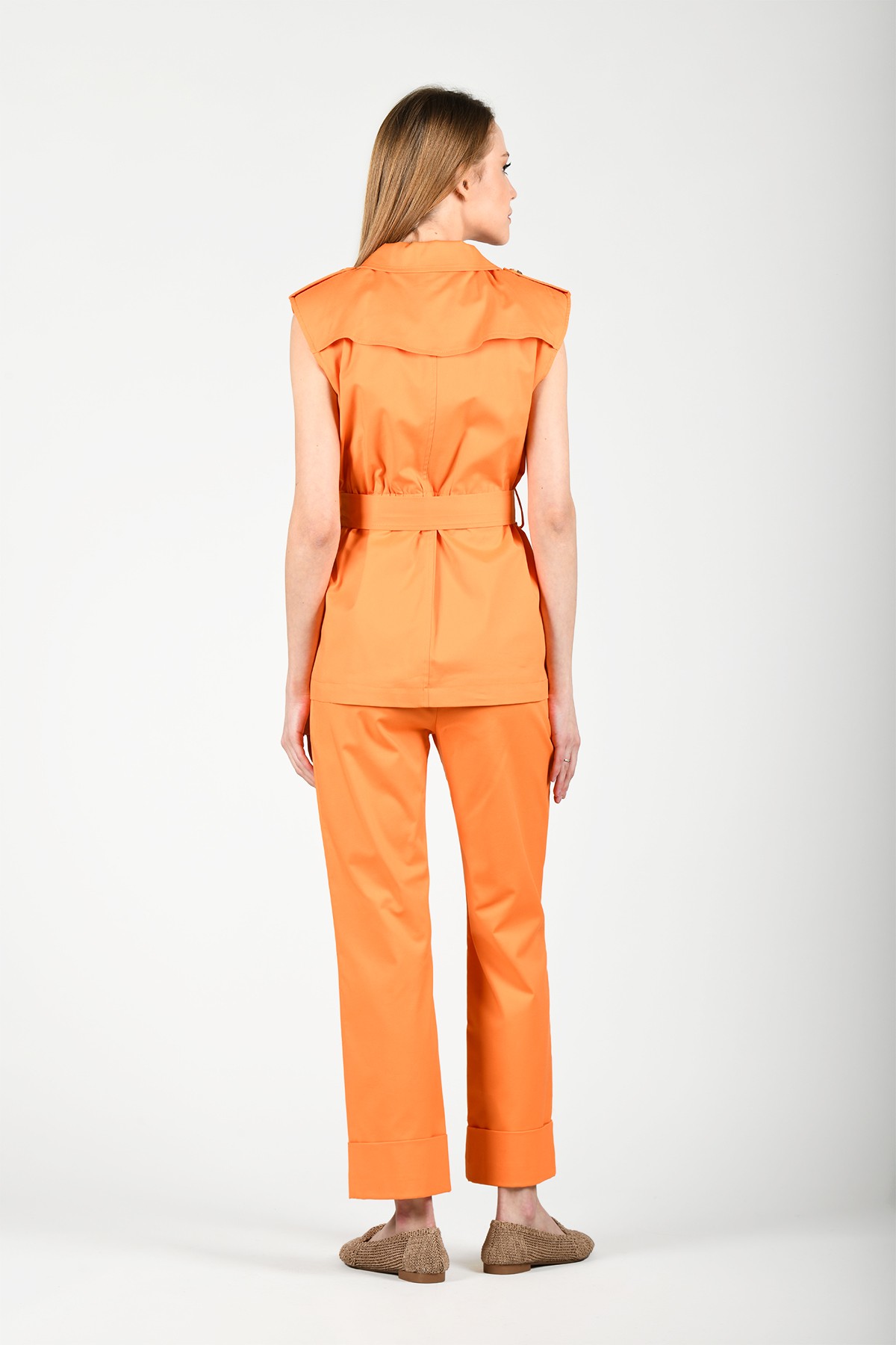 Oranj Şura Halat Kemerli Pantolon - LP136