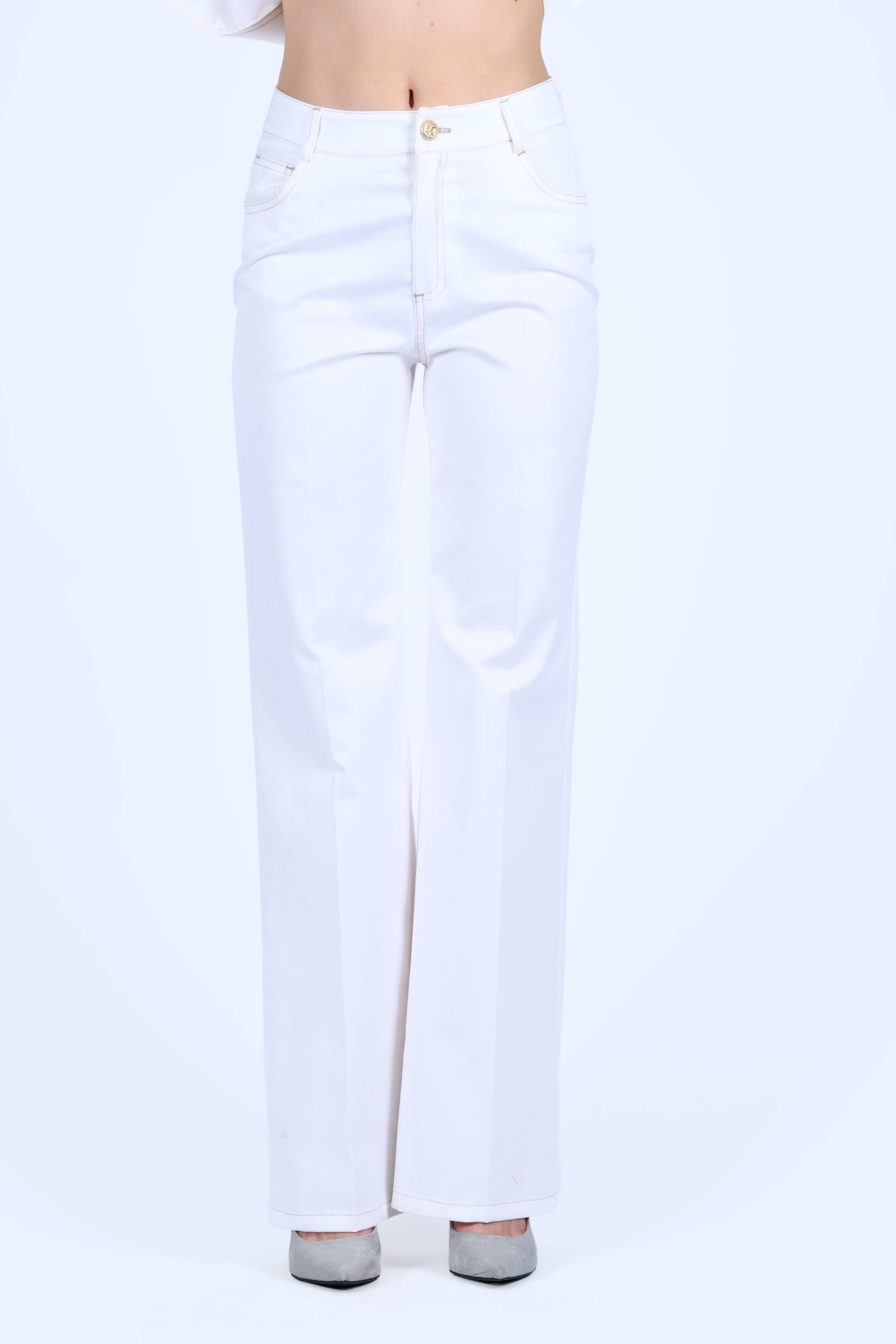Ecru Kot Pantolon - LP180