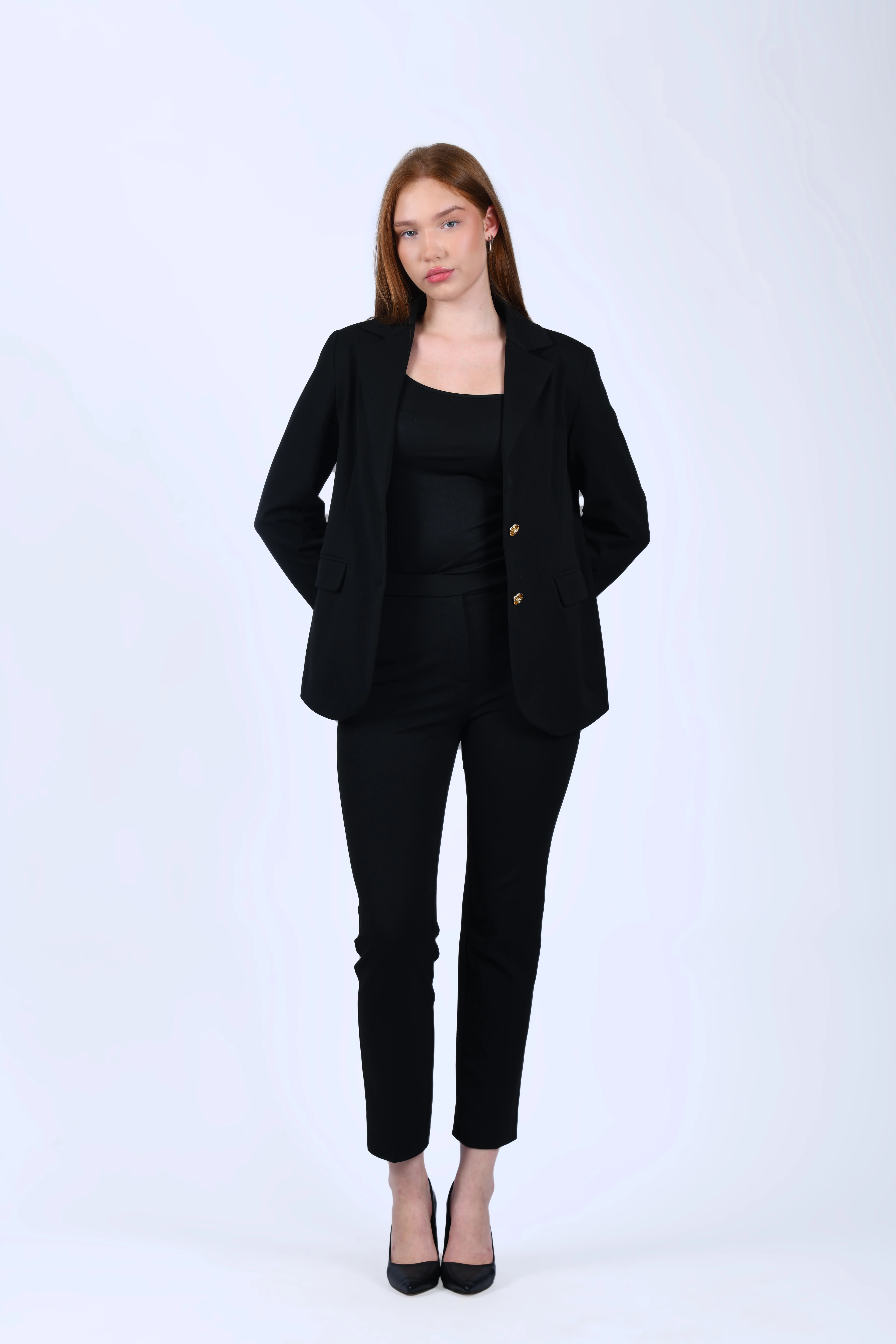 Siyah Blazer - QC93