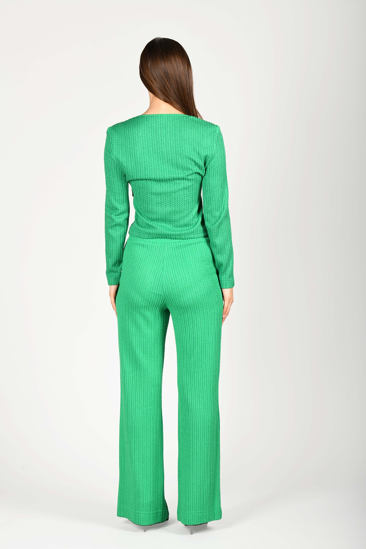 LP126 LANVIN PANTOLON - Zümrüt
