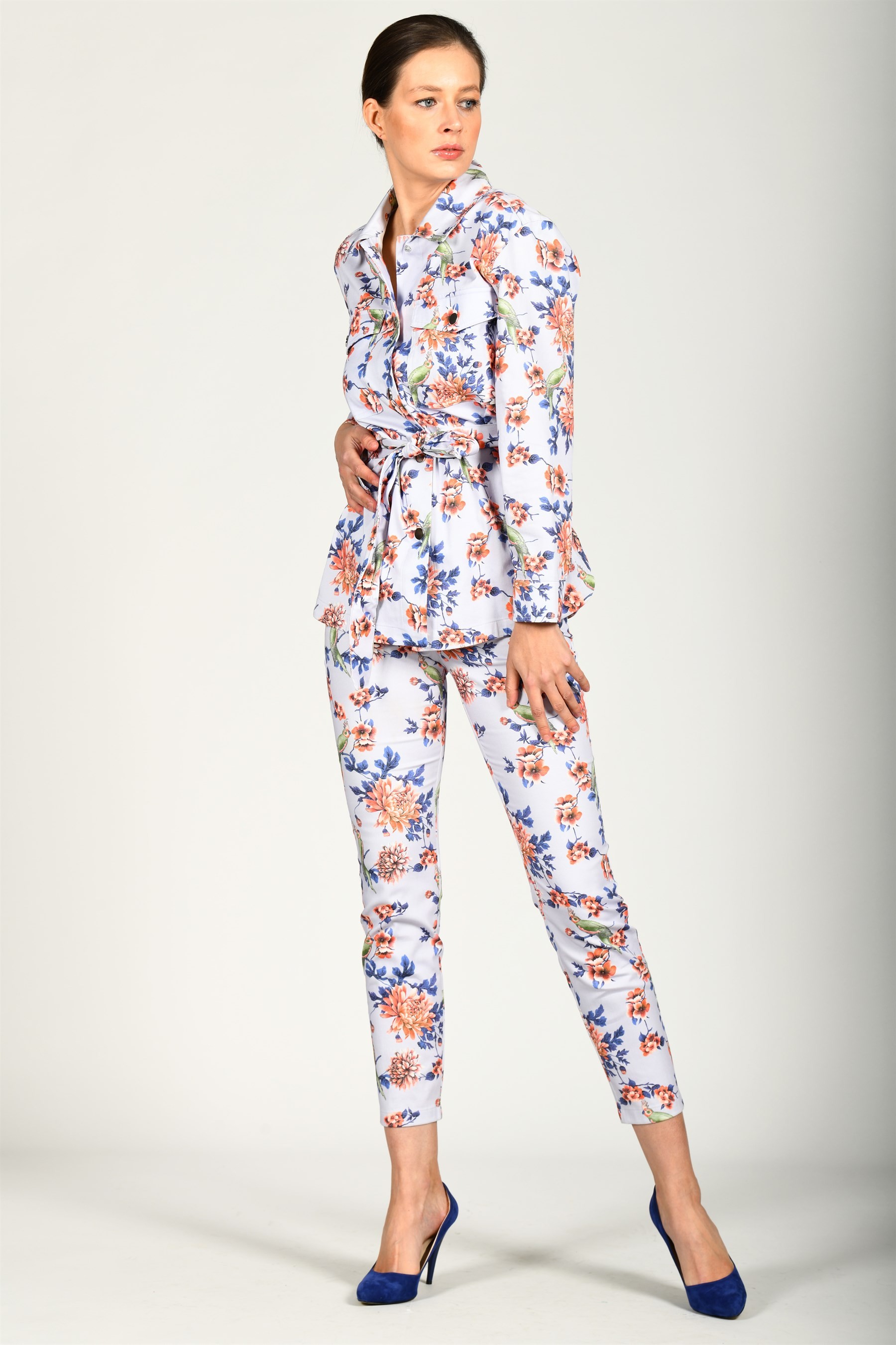 LP60 FLOWER PANTOLON - Lavanta