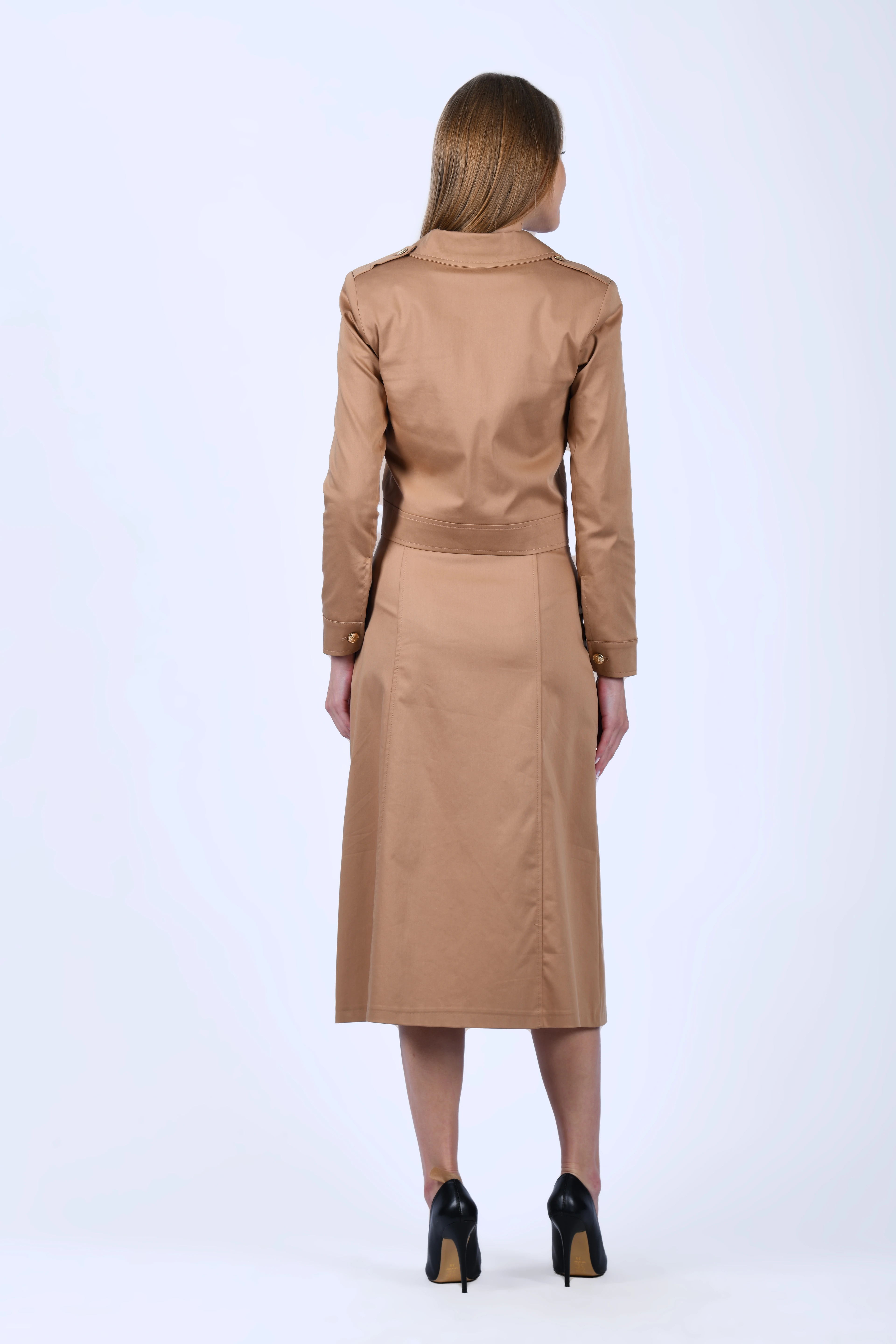 Camel Cepli Gömlek Ceket - QC94