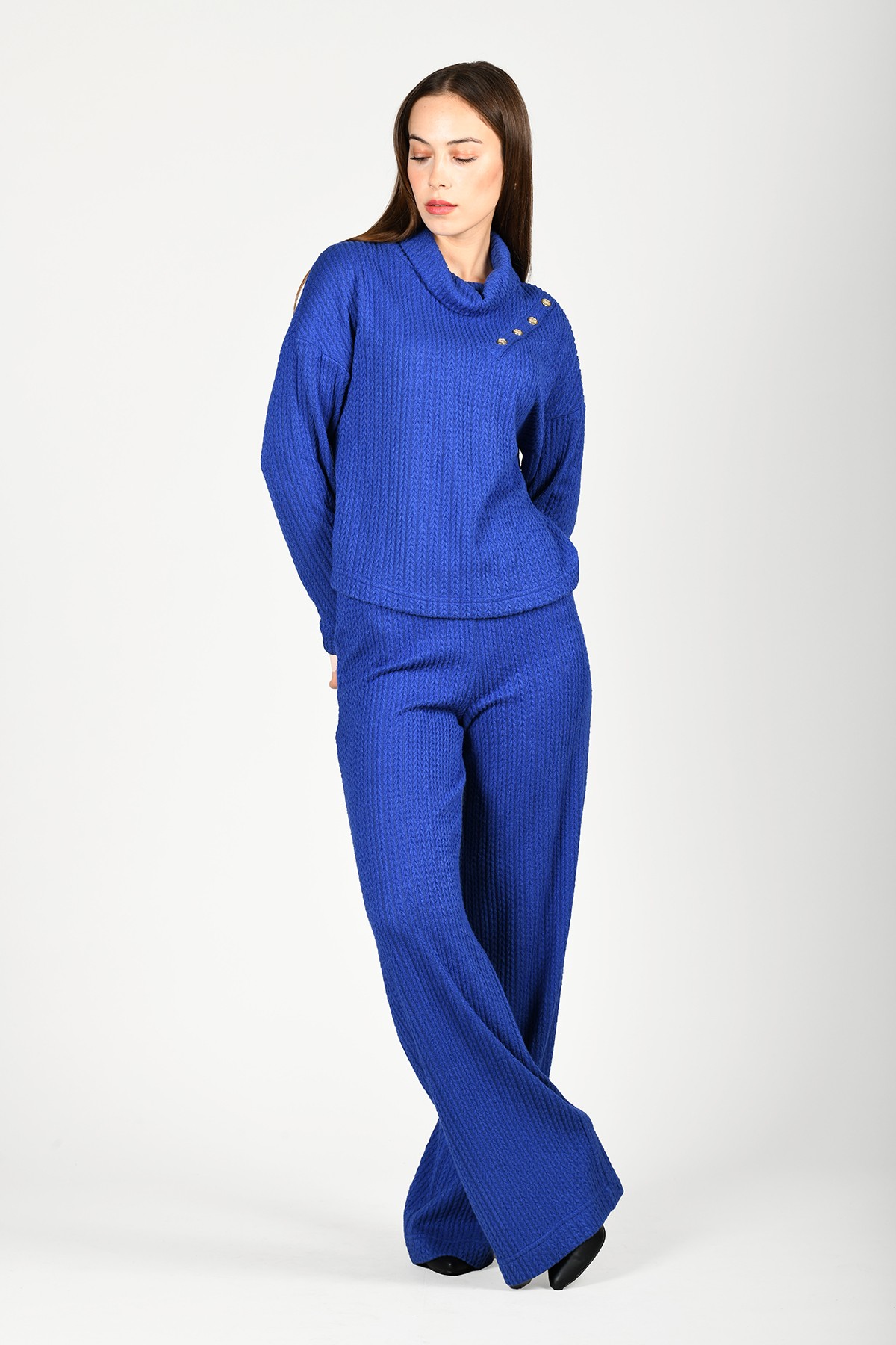 QP118 LANVIN PANTOLON - Sax