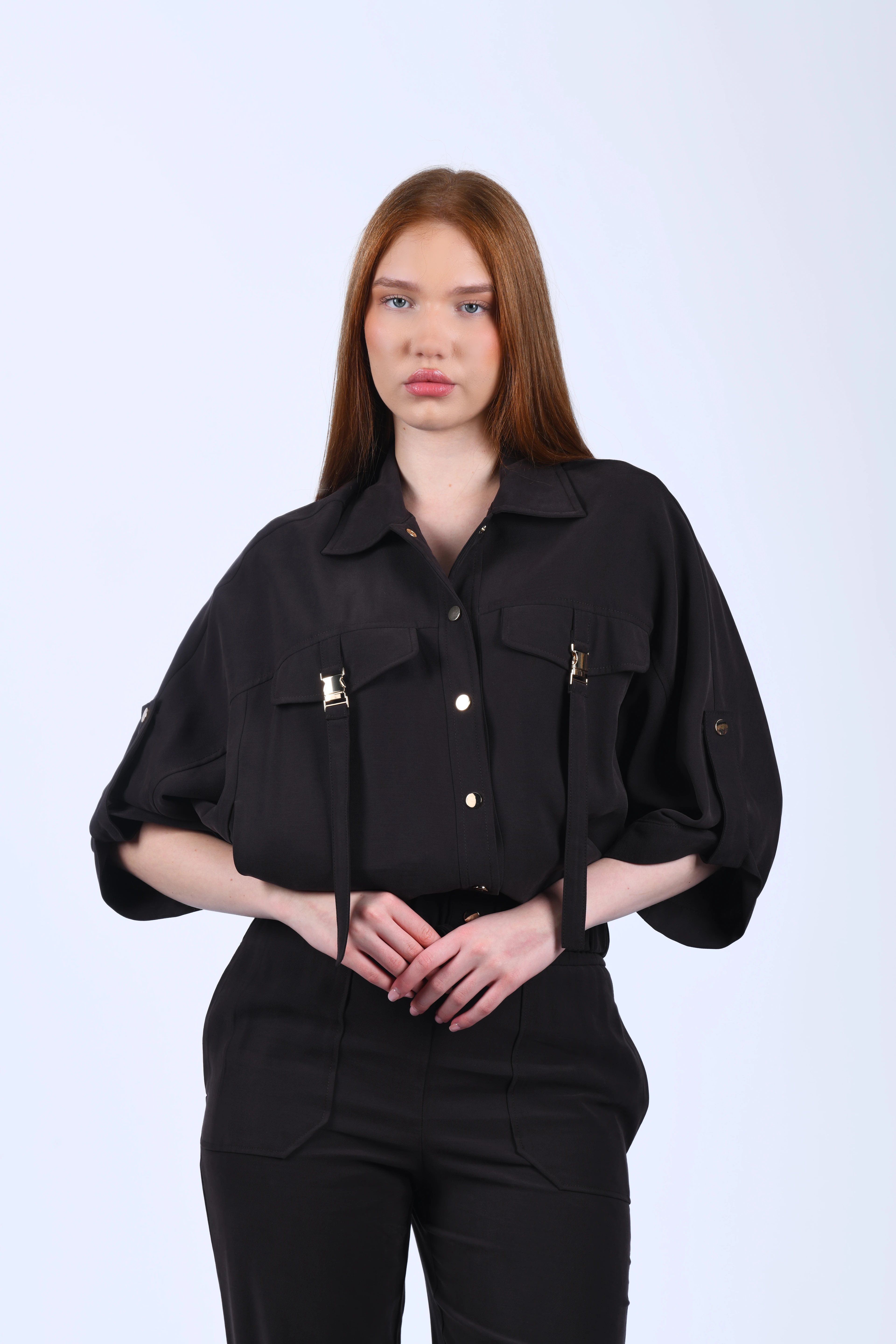 Bitter Kahve Gömlek Ceket - QC95