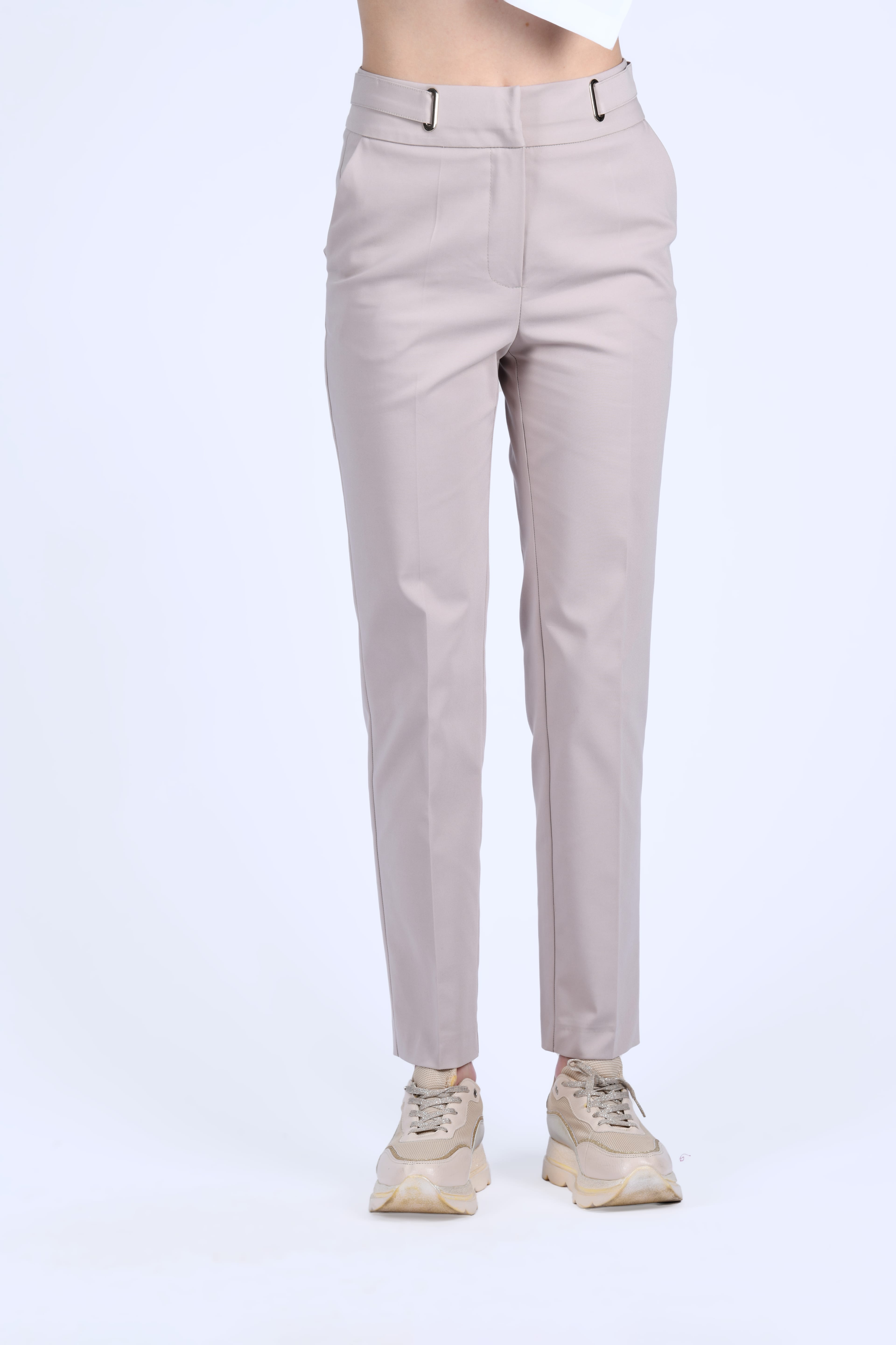 Taş Kendinden Kemerli Pantolon - LP182