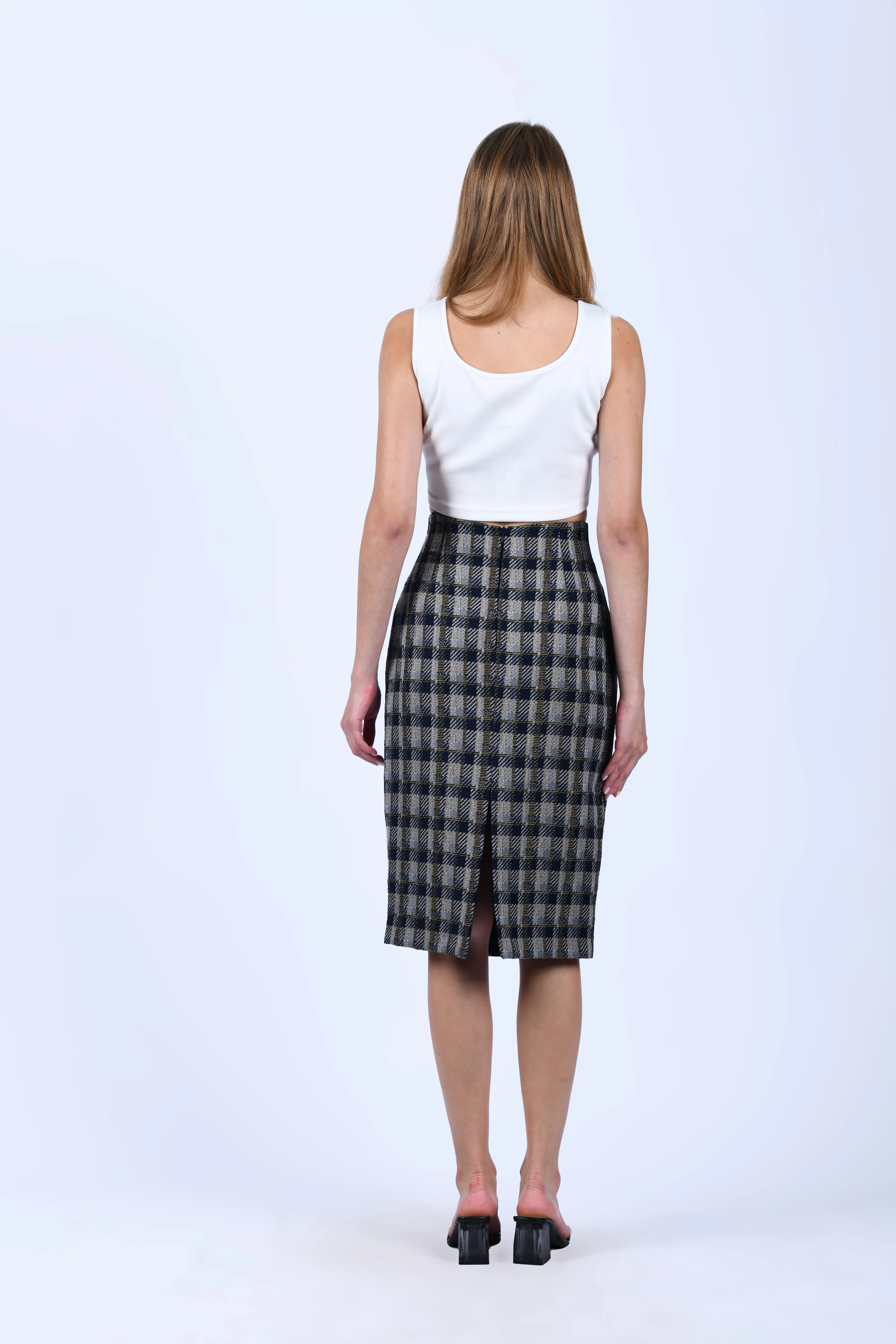 Laci Vizon Ekose Etek - LD65