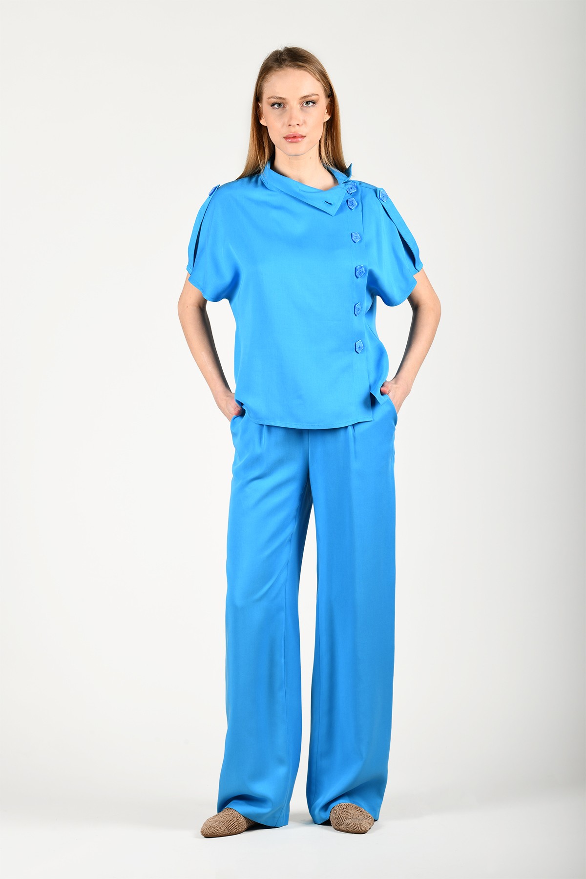 Mavi Tencel Wide Leg Pantolon - LP144