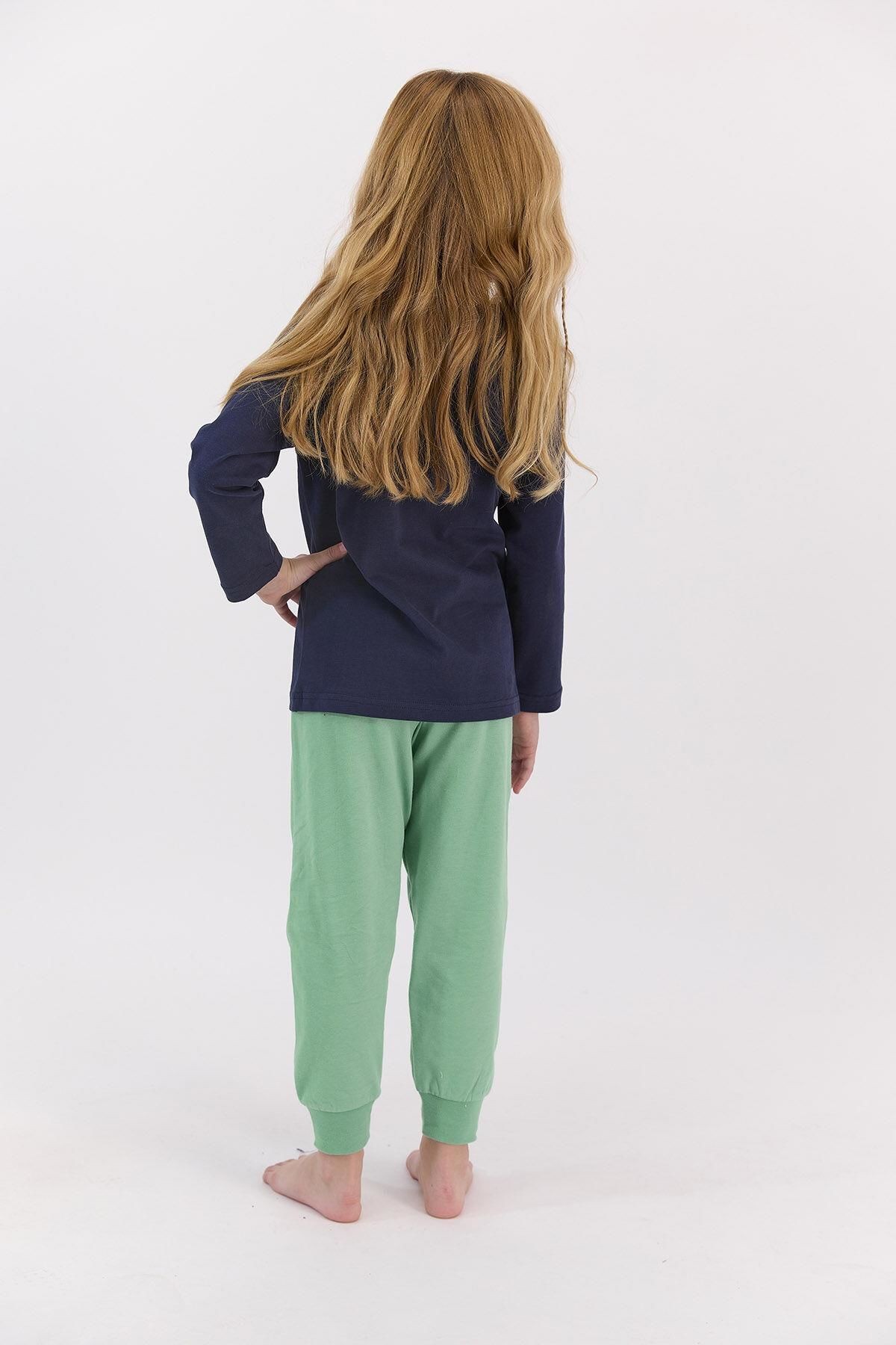 Harry Potter L1414-3 Uzun Kol Kız Çocuk Pijama Takımı