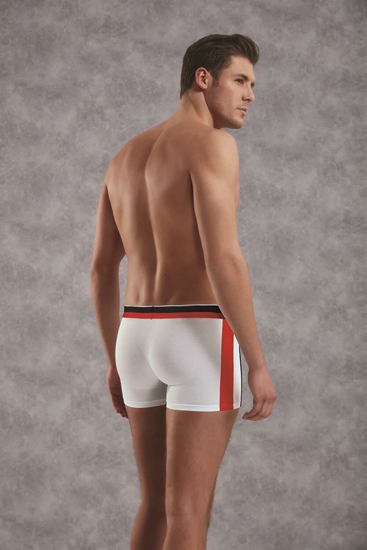 Doreanse 1713 Erkek Modal Çift Renkli Torbalı Normal Paça Boxer