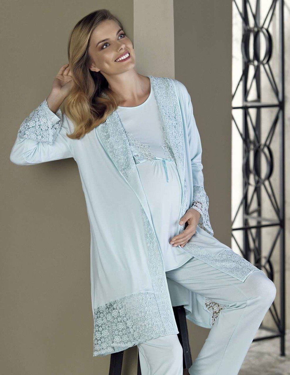 Artış 2302 3'lü Lohusa Pijama Takımı