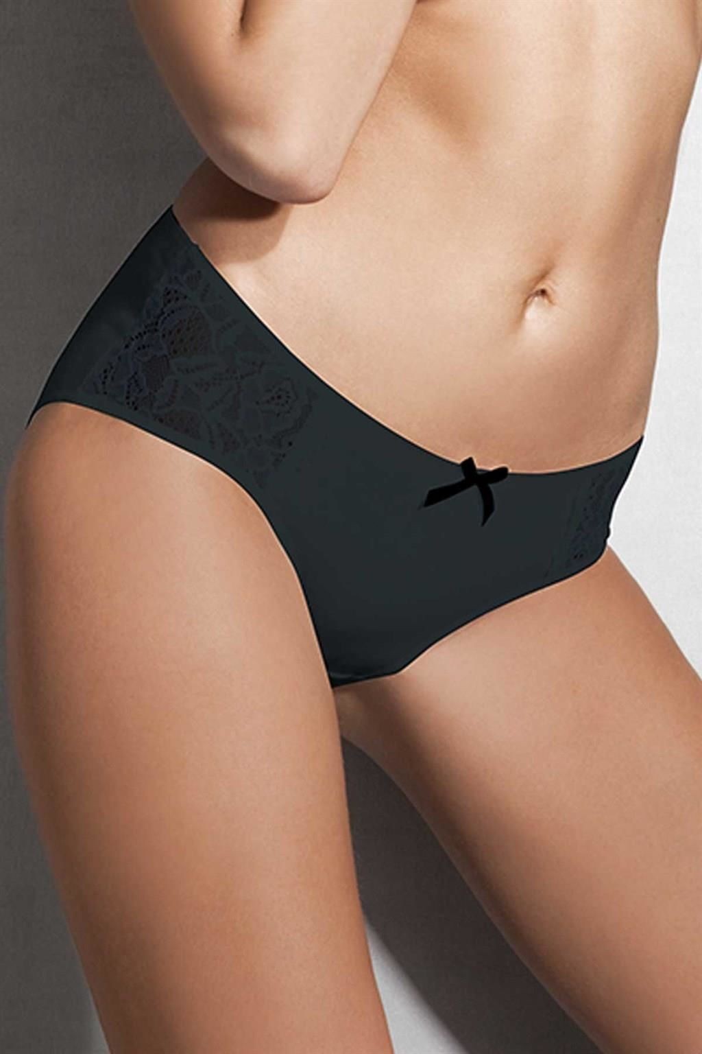 Doreanse 7137P Kadın Modal Dantelli Çiçek Desenli Slip Külot