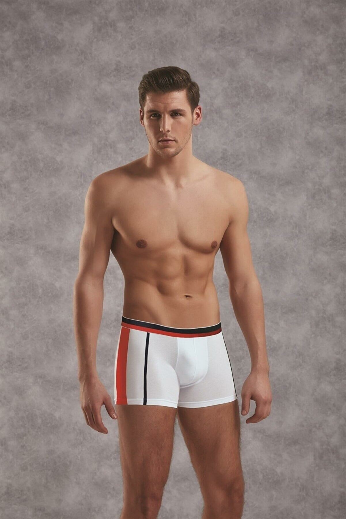 Doreanse 1713 Erkek Modal Çift Renkli Torbalı Normal Paça Boxer