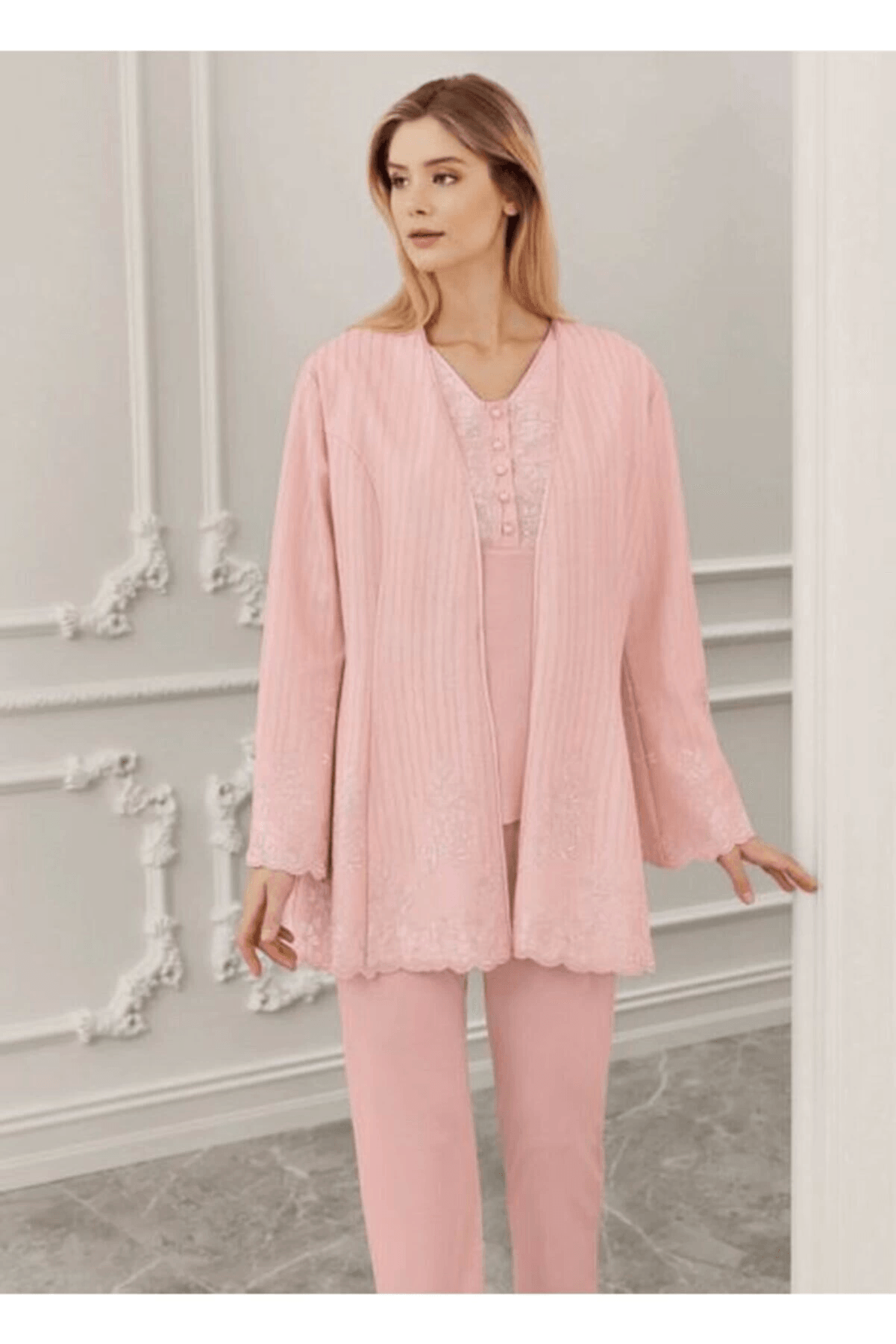 Perin 317 Sabahlıklı Pijama Takımı