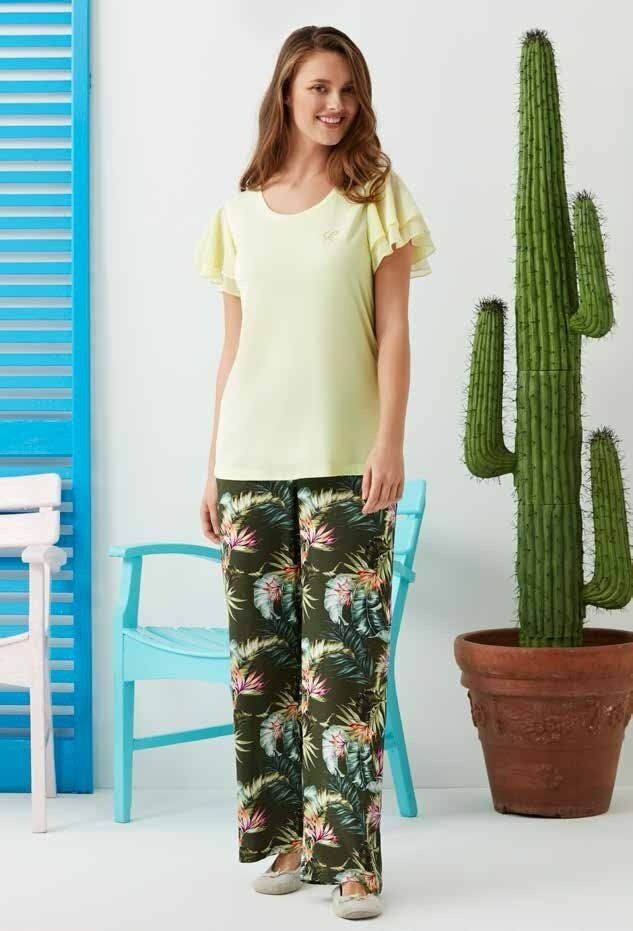 Dagi 23510 Bayan Kısa Kol Pijama Takımı