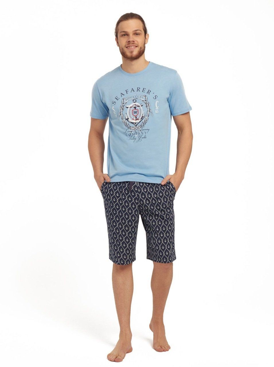 Mod Collection 3112 Erkek T-Shırt Şort Takım